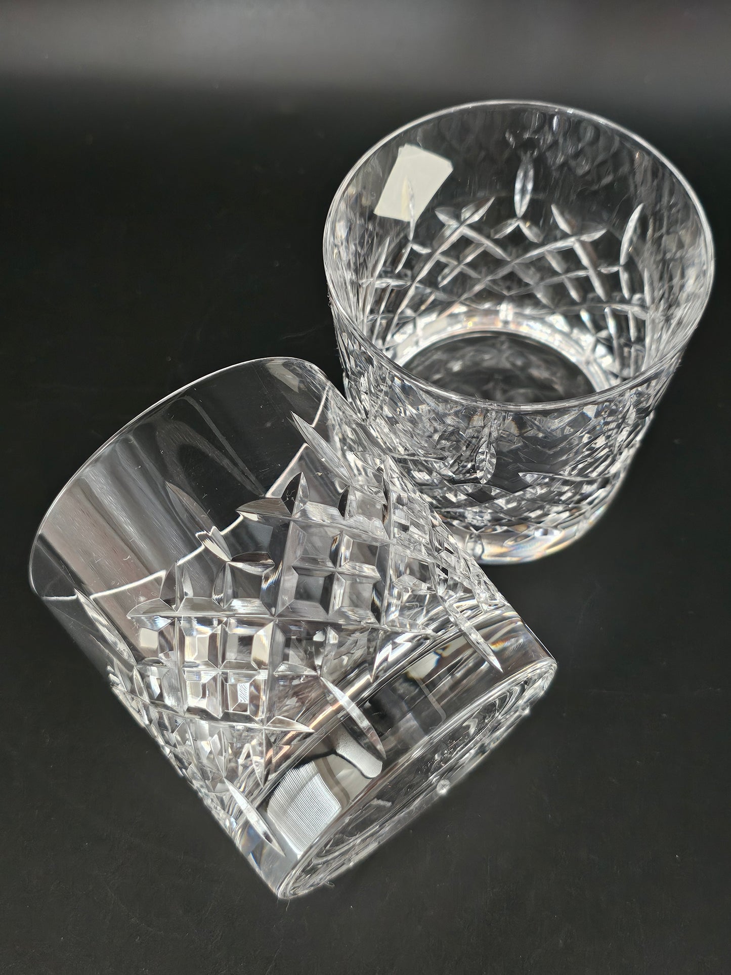 Pair of Edinburgh Crystal Appin Pattern Tumblers. 8oz