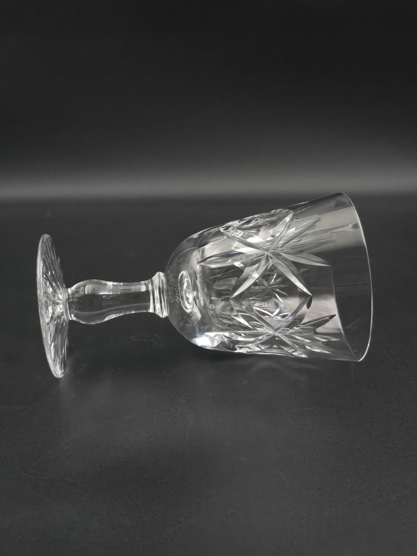 Set of 4* Large Vintage Crystal wine glasses. 250ml