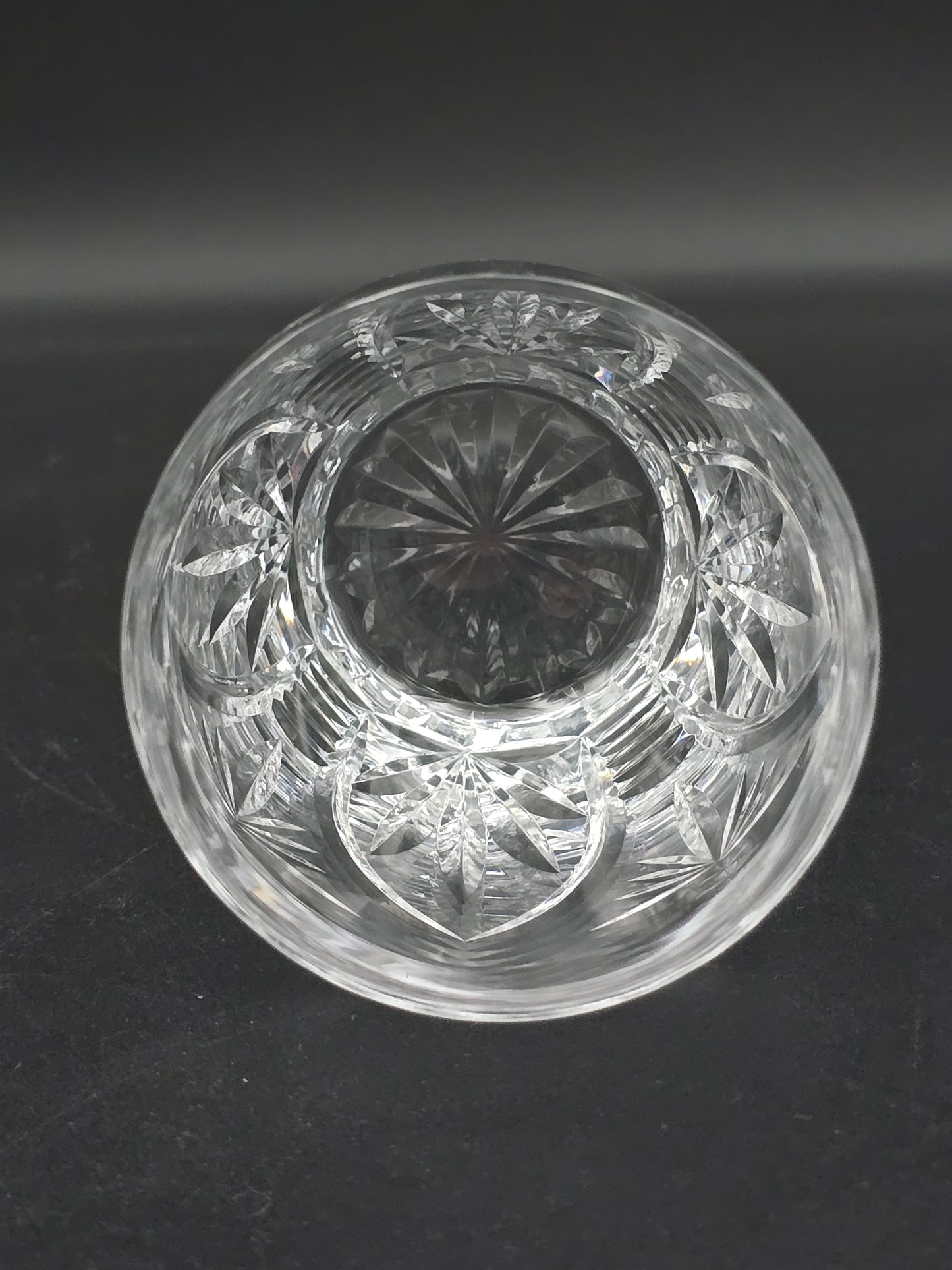 Set of 6 Webb Corbett Gothic Pattern Crystal tumblers. 10oz