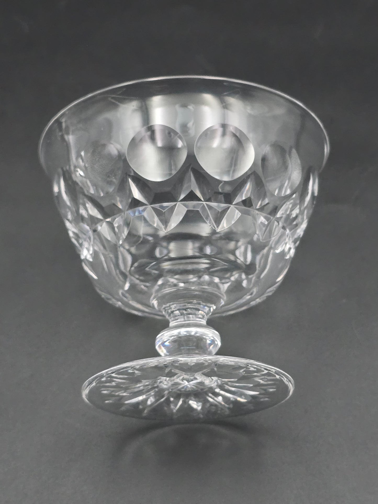 Set of 6 Tudor English Crystal Champagne Coupes 165ml Rayleigh Pattern.