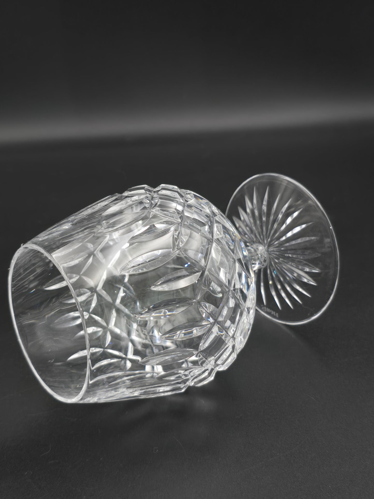Pair of Stuart Crystal Glendevon Pattern Brandy Glasses 11oz