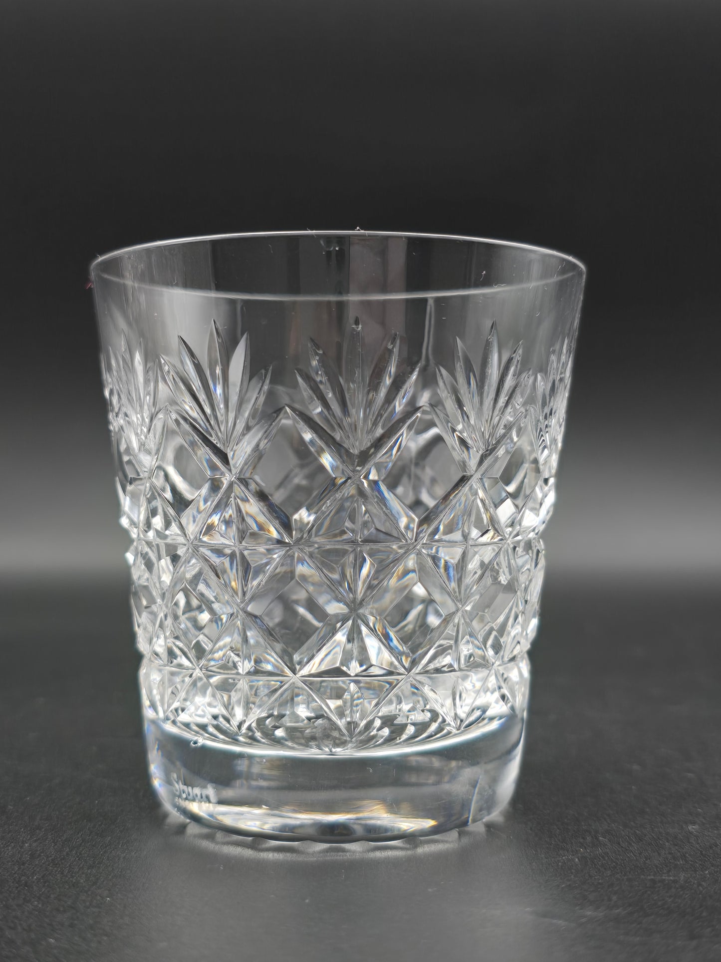 Set of 6 Stuart Crystal ‘Westbury’ Tumblers – 10oz – Star Cut Base – Signed Vintage Glasses – Heavy Bottom, Clear Ring – Immaculate Condition