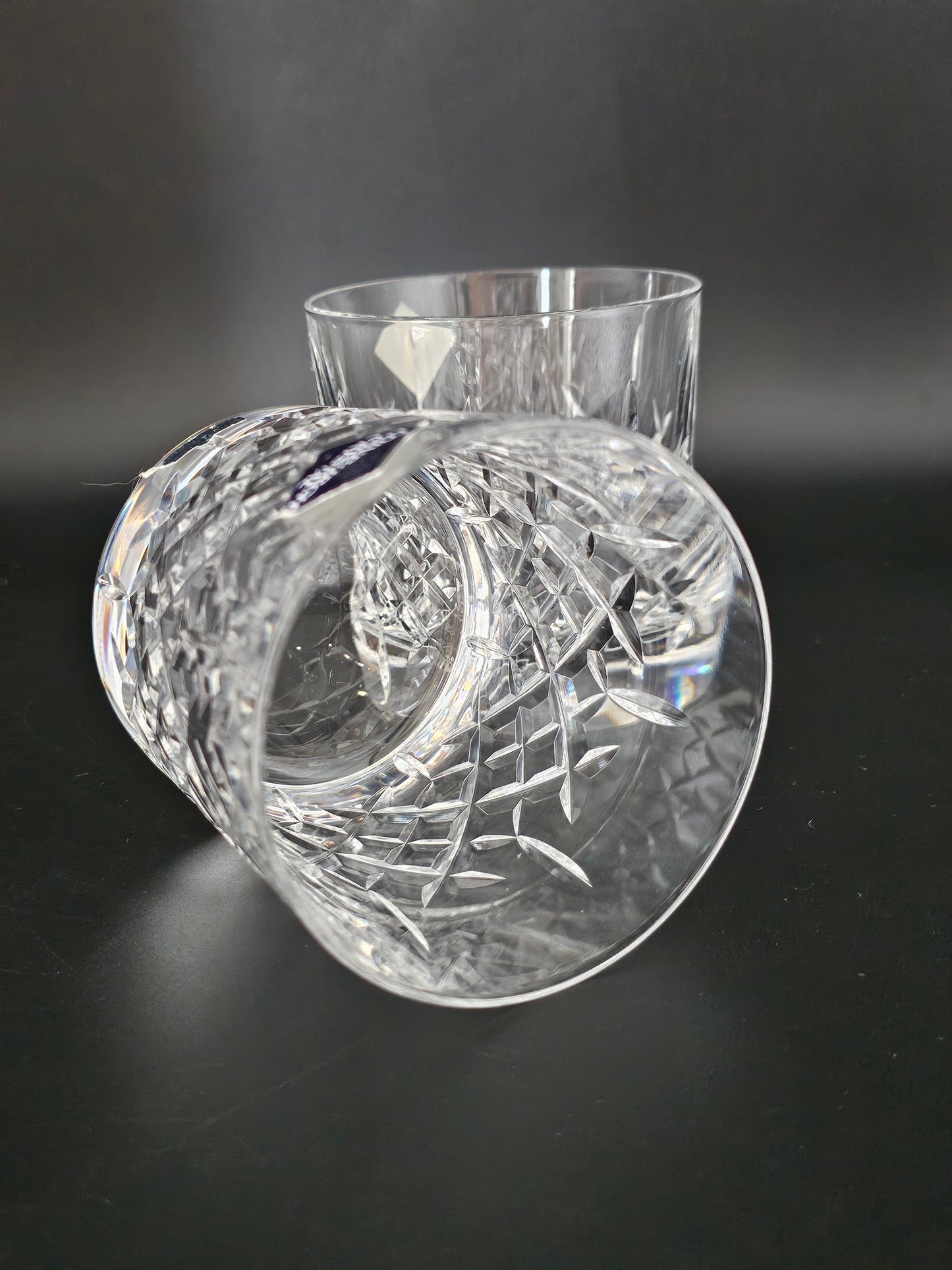 Pair of Edinburgh Crystal Appin Pattern Tumblers. 8oz