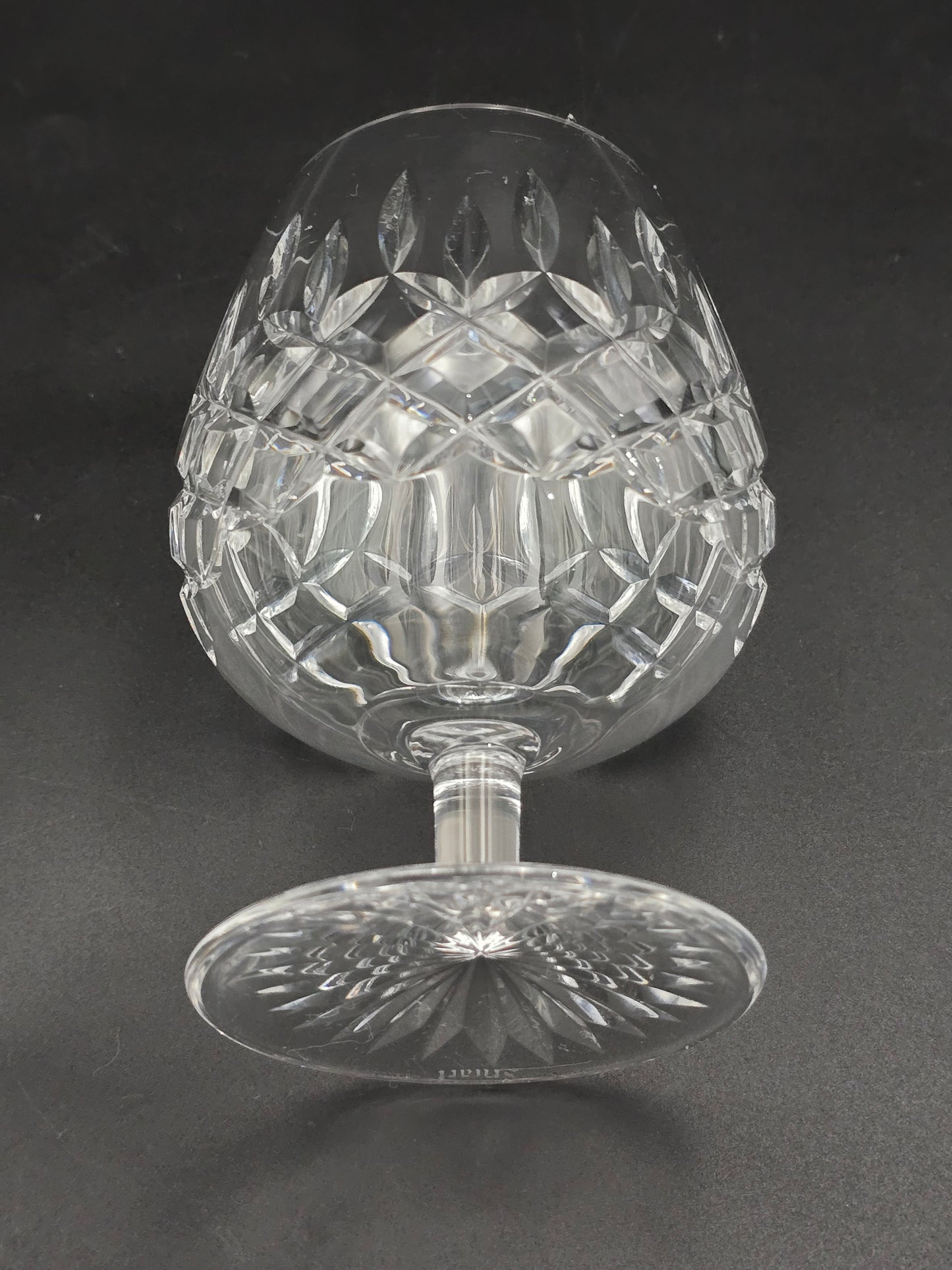Pair of Stuart Crystal Glendevon Pattern Brandy Glasses 11oz