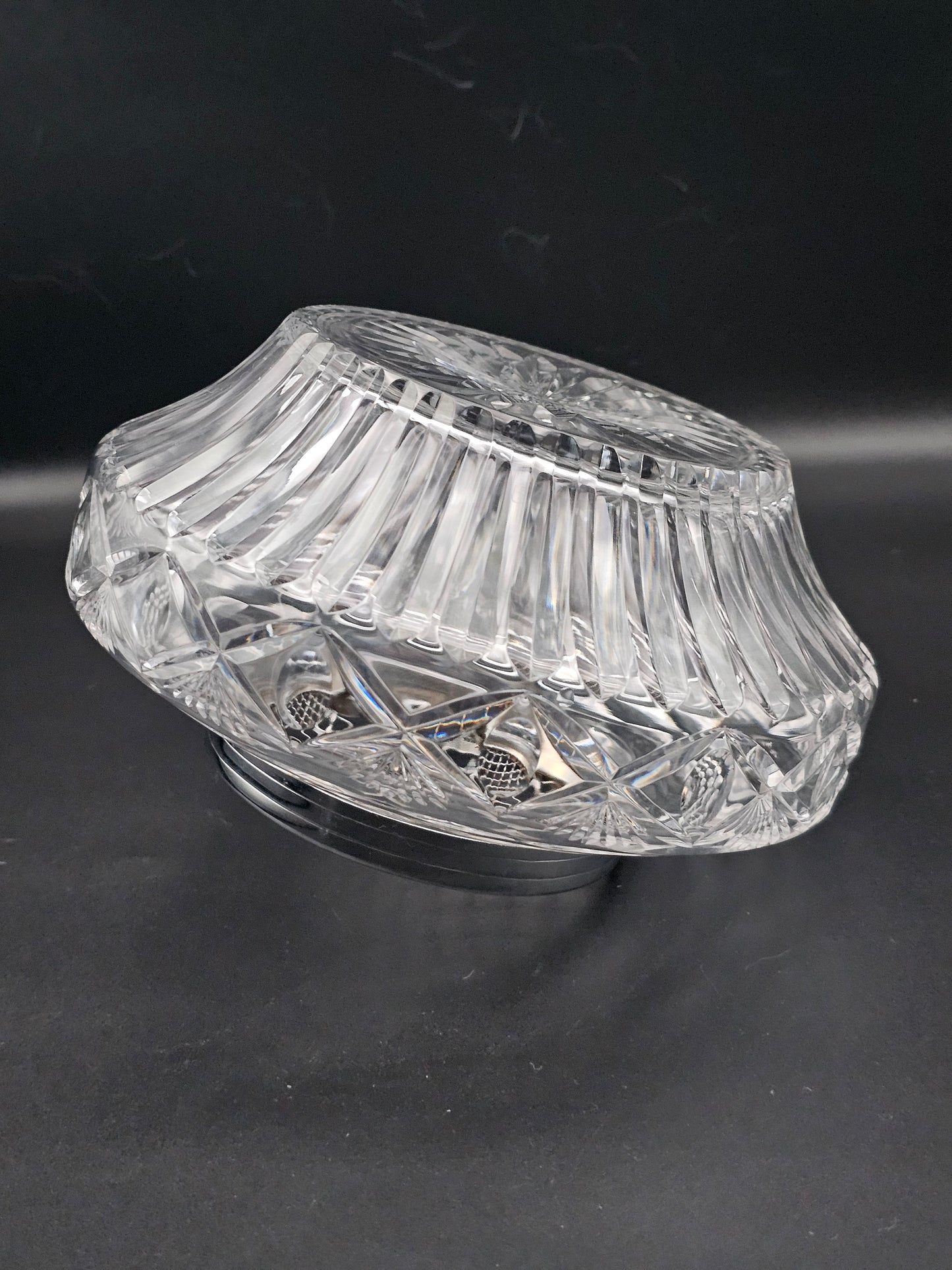 Royal Doulton Crystal Rose bowl 17cm wide