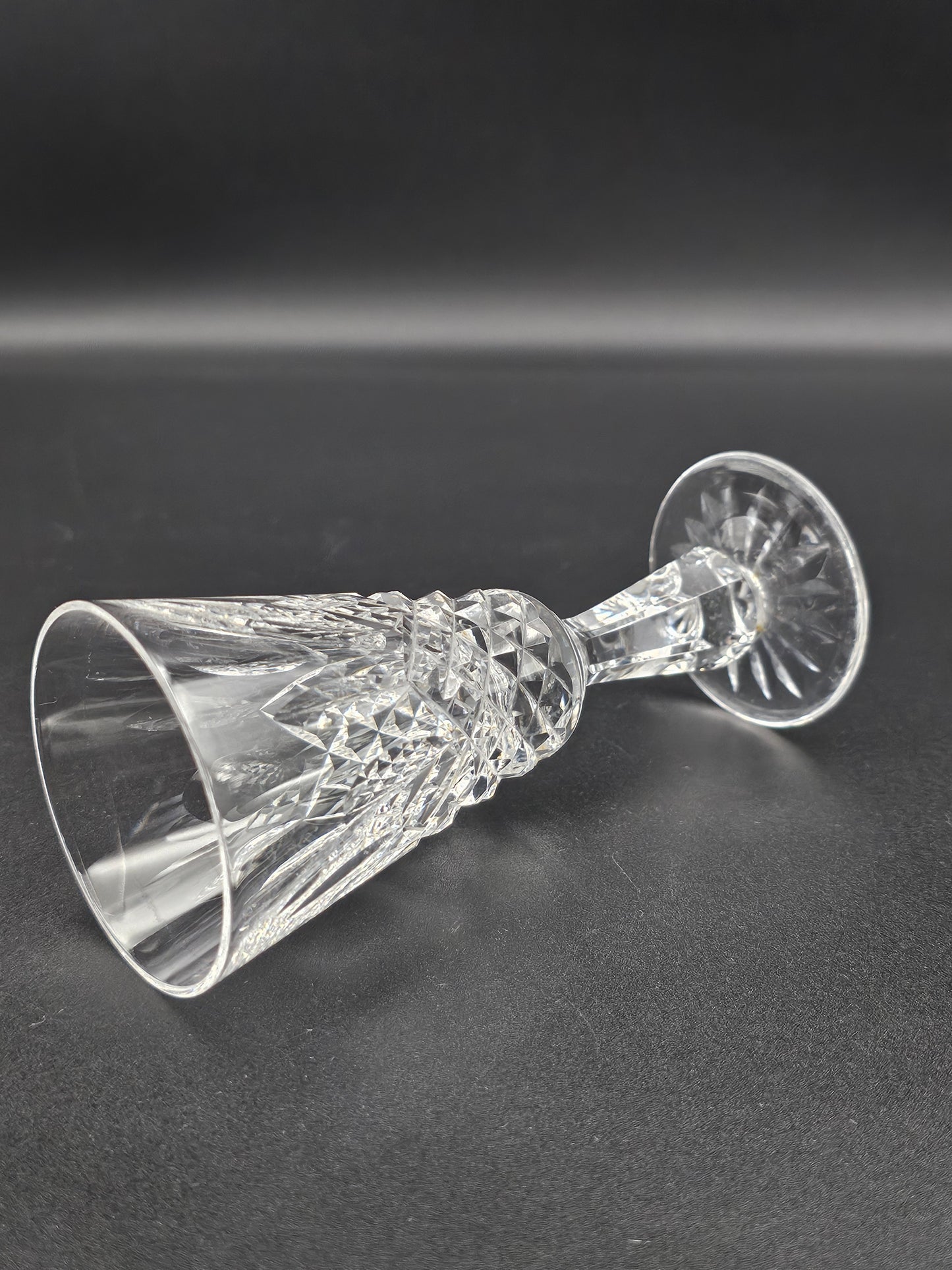 Set of 6 Waterford Crystal Kenmare Pattern liqueur glasses 90ml