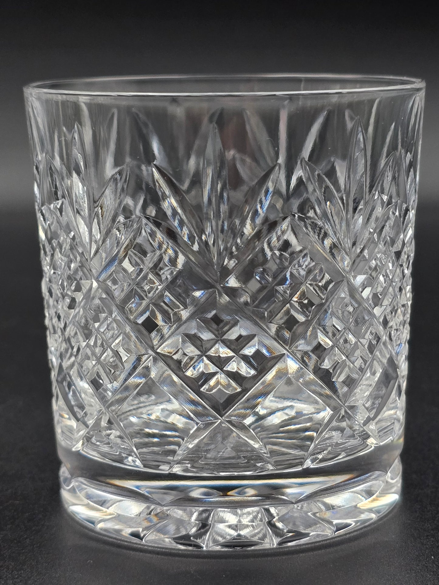 Set of 6 Thomas Webb Chiltern Pattern small 7oz Crystal tumblers