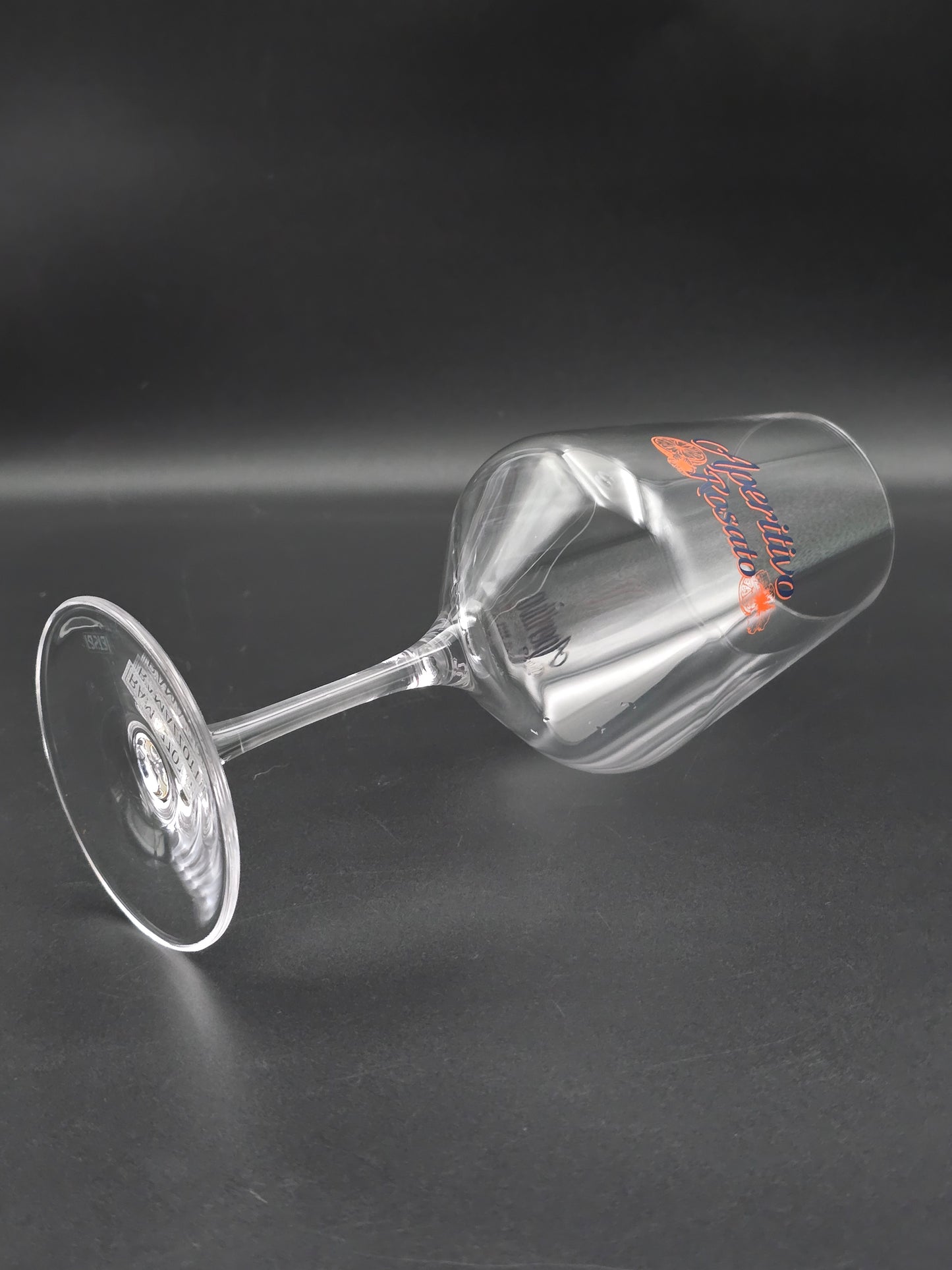 Set of 6 Ramazzotti Aperitivo Rosato Crystal Glasses. 550ml 22.5cm tall.