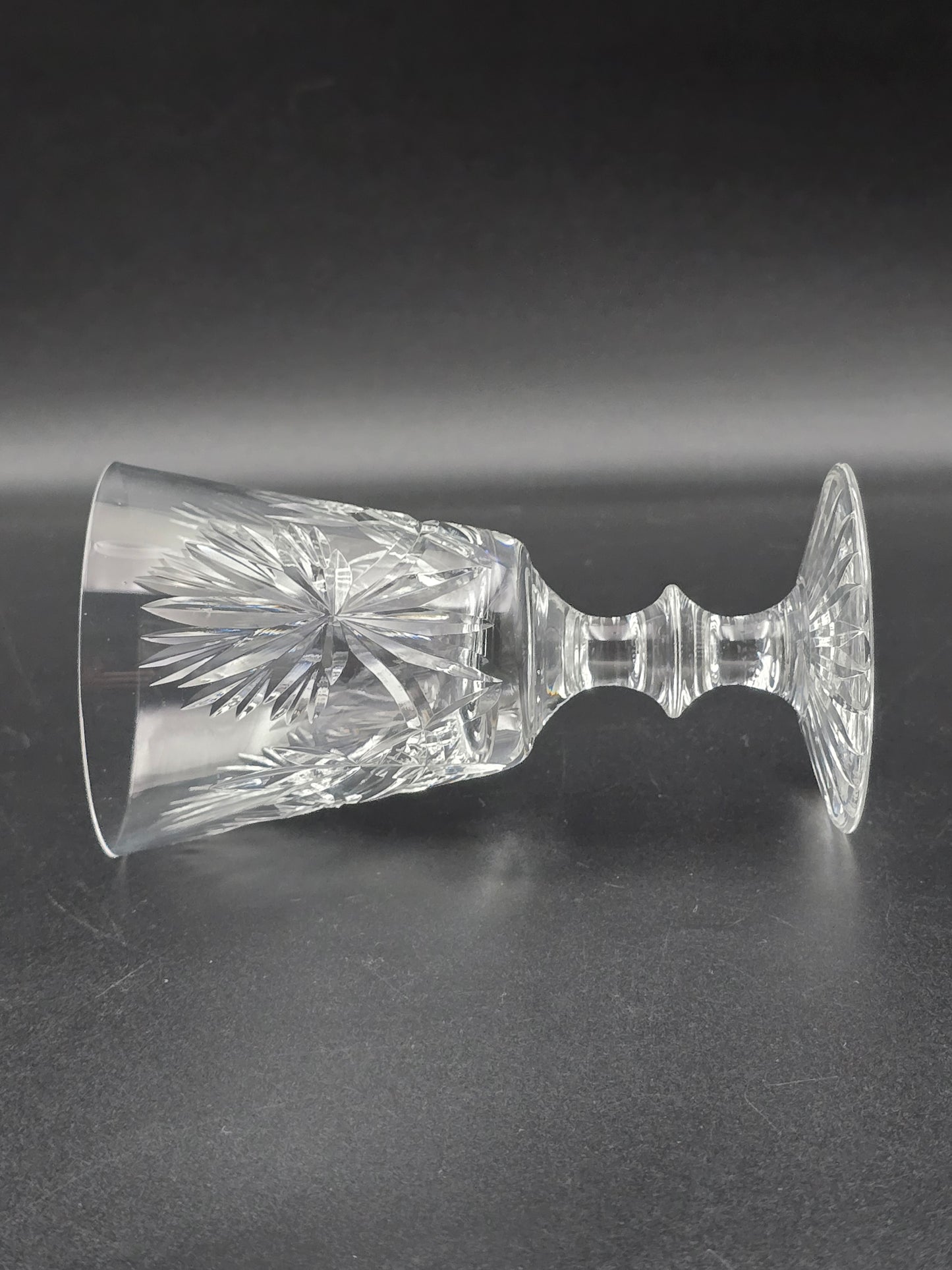 Star of Edinburgh, Edinburgh Crystal set of 6 Crystal Wine glasses. 150ml. 13.5cm tall