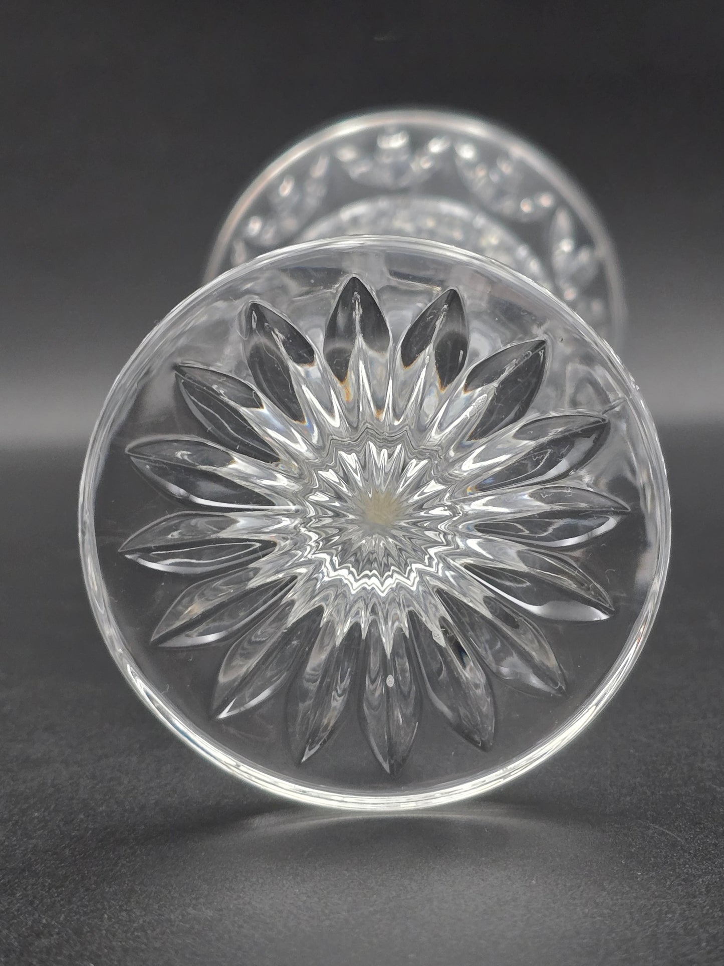 Vintage Galway Irish Crystal Vase . 22cm tall