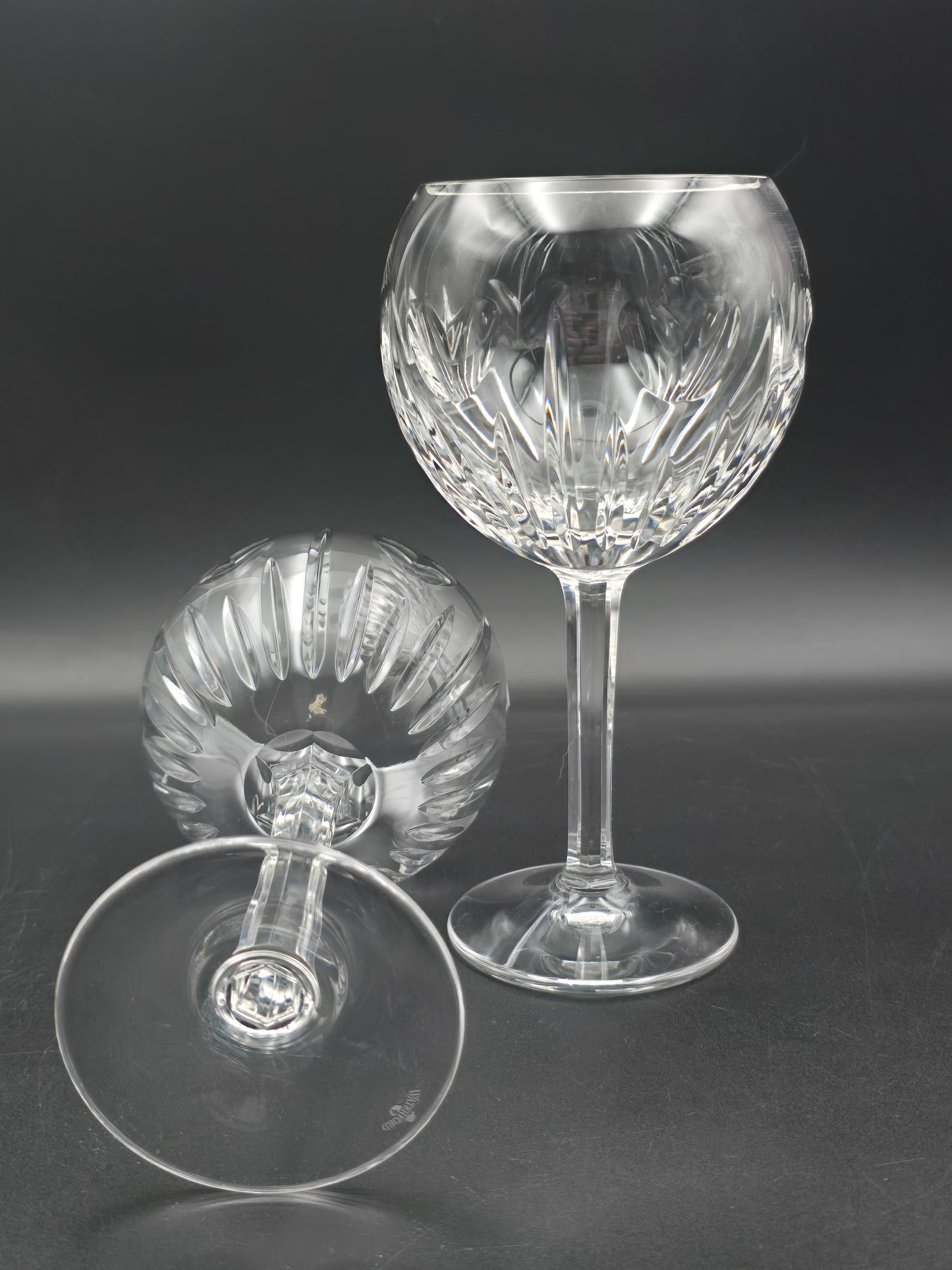 Waterford Crystal The Millennium Collection Toasting Goblets Pair. Second Toast - Love. Boxed.