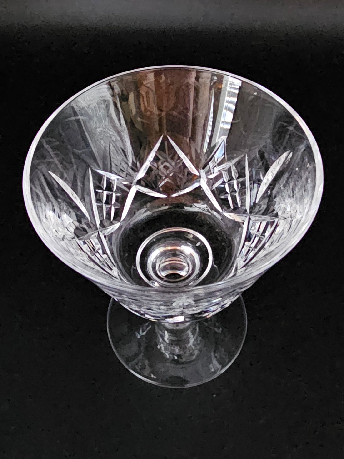 Stuart Crystal Glengarry pattern. Set of 6 (7) Champagne or Prosecco Coupes.