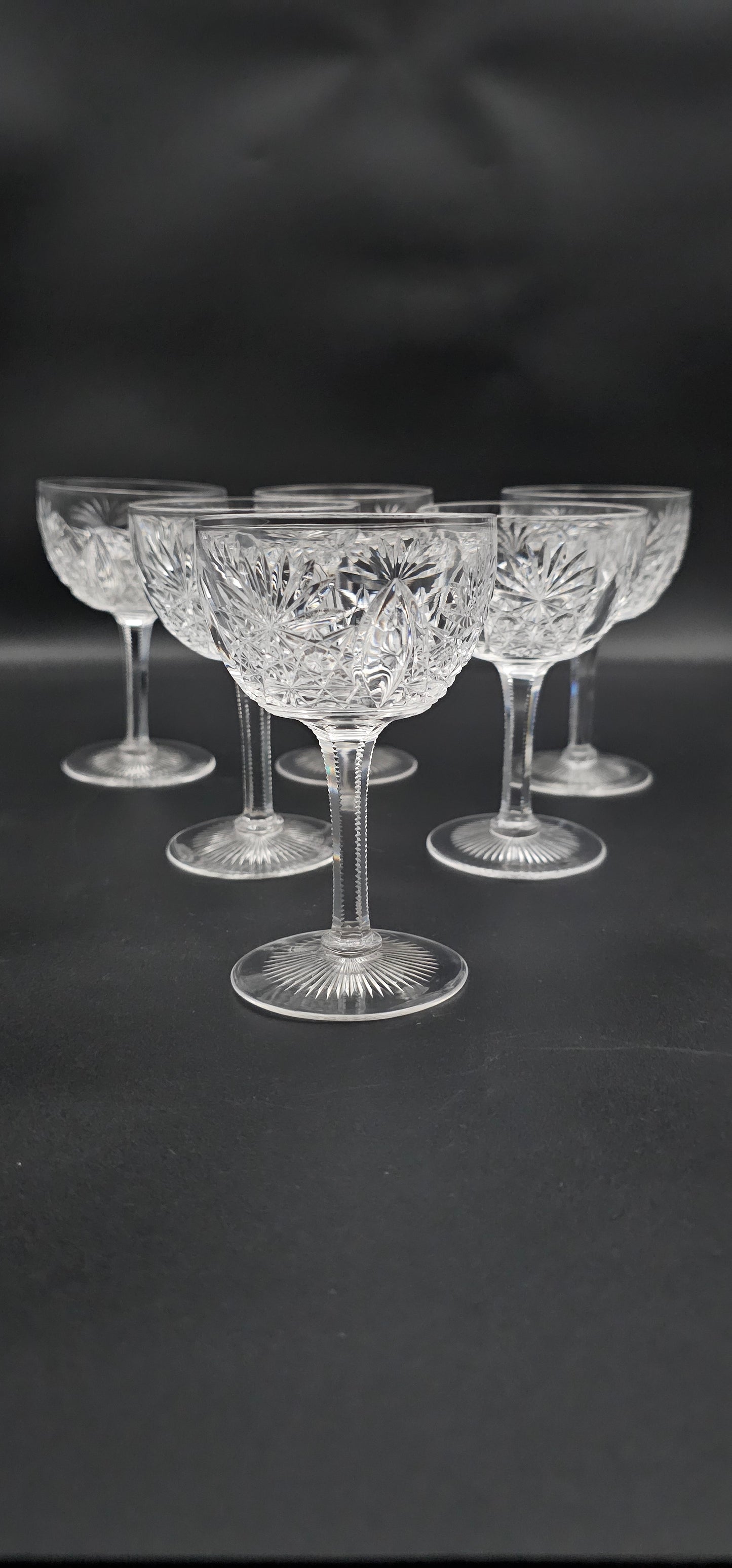 Set of 6 Vintage Coupe glasses 150ml