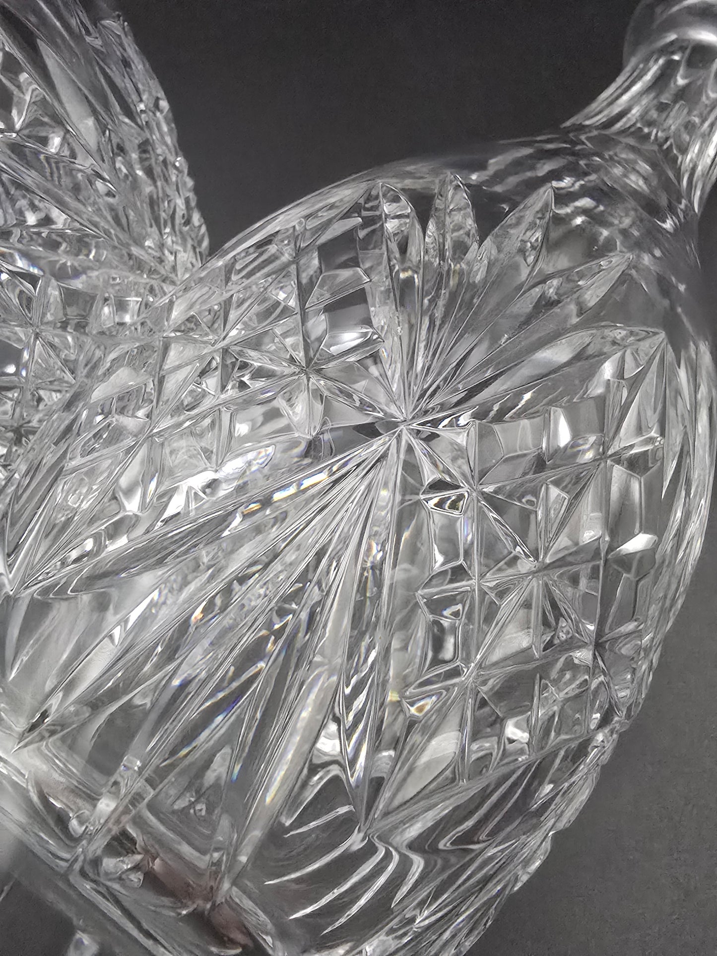 Beautiful pair of Crystal Decanters