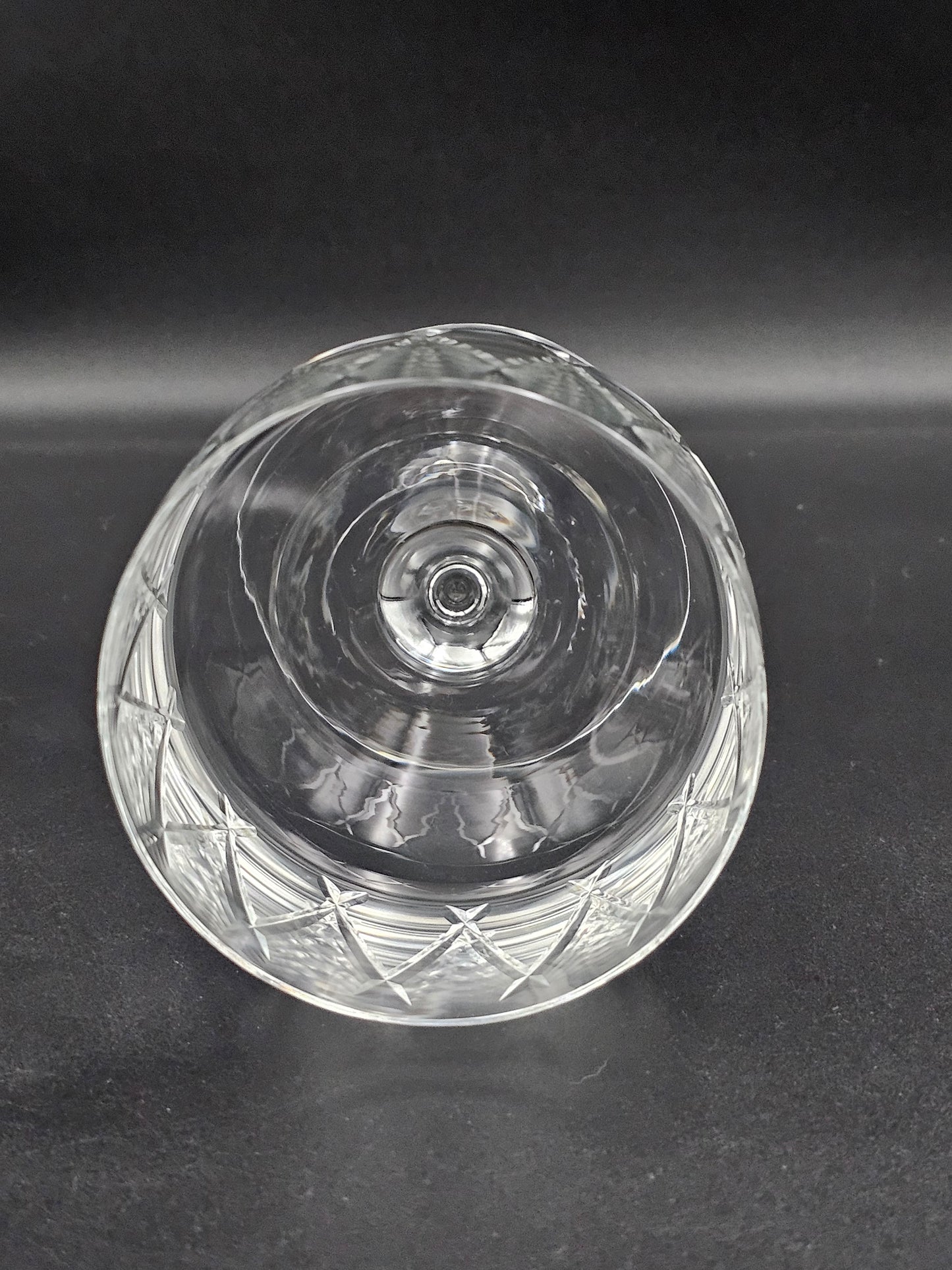 Set of 6 Crystal Starter or Dessert bowls.