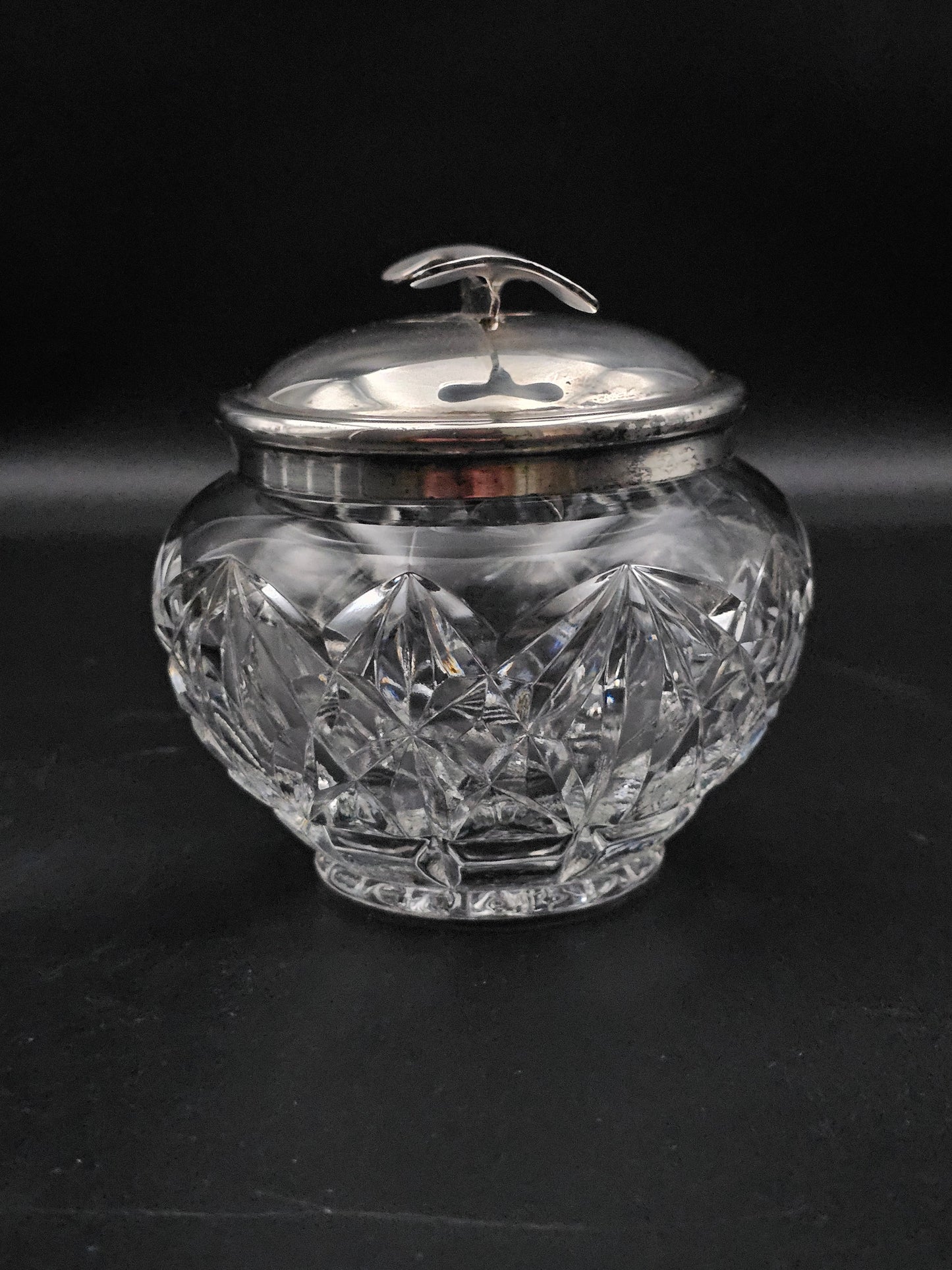 Beautiful vintage glass sugar cube bowl