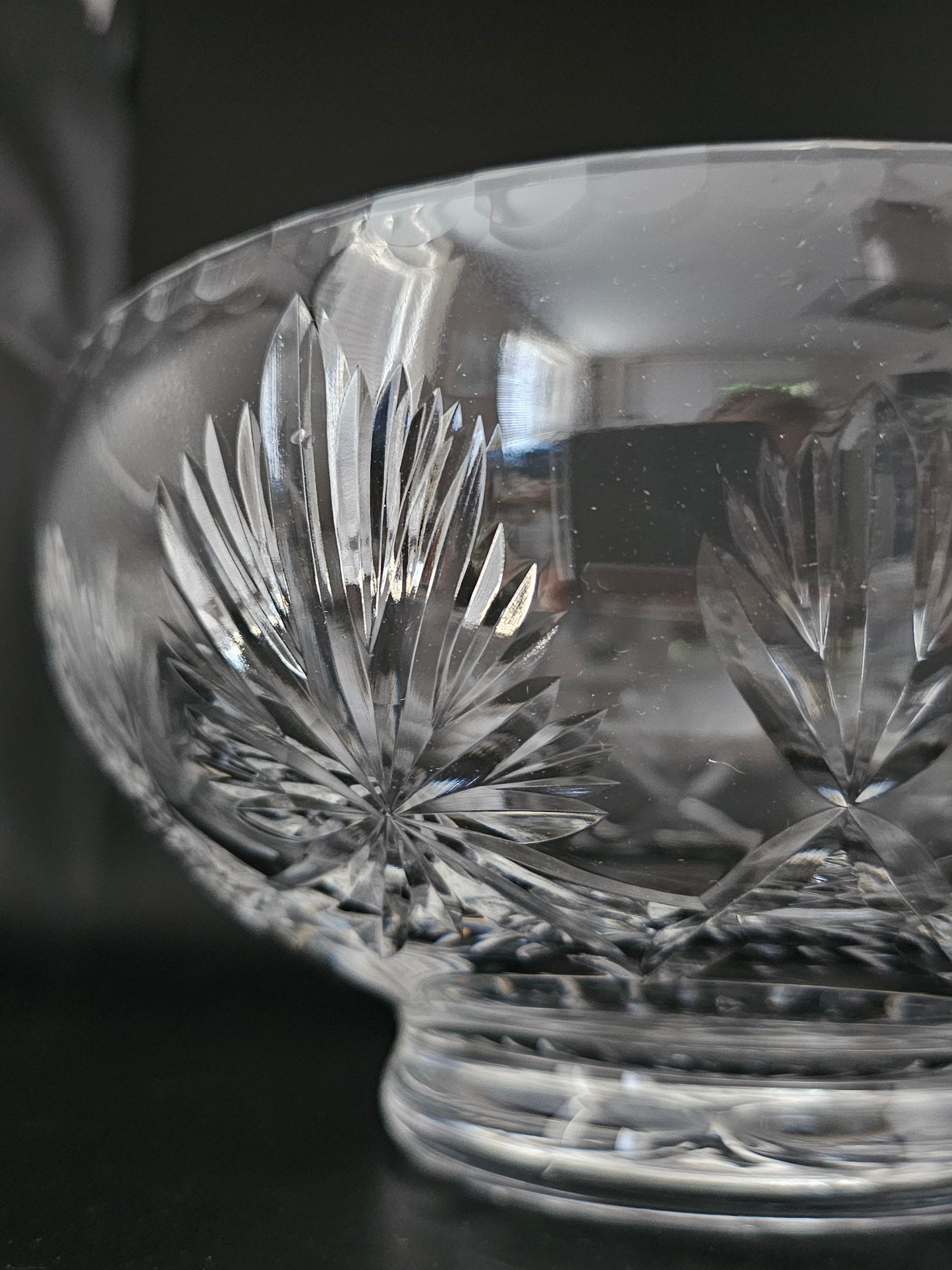 Edinburgh Crystal Glass Salad Bowl. Star Of Edinburgh Classic collection