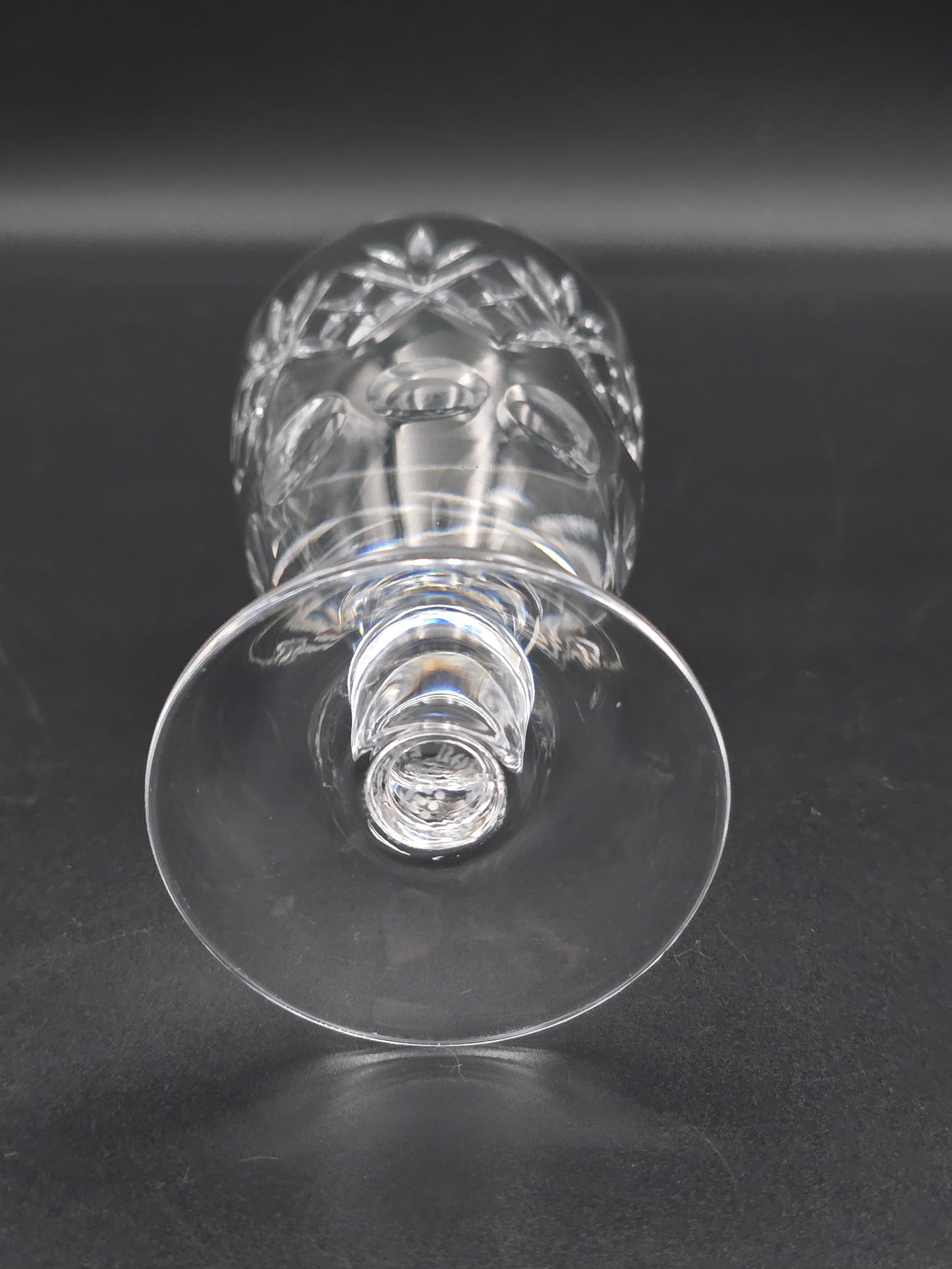 Royal Doulton Georgian Pattern Crystal wine goblets 200ml 13.5cm tall