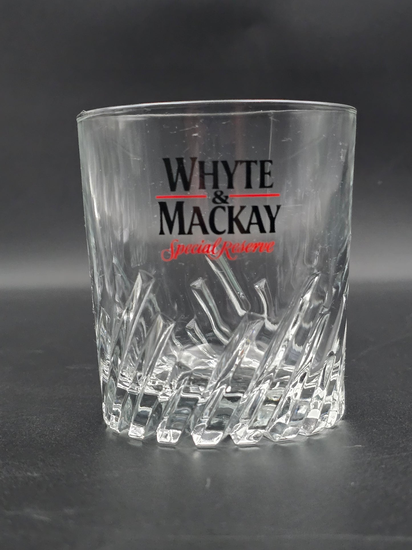 Set of 6 Vintage Whyte & Mackay Whisky Tumblers. 10oz
