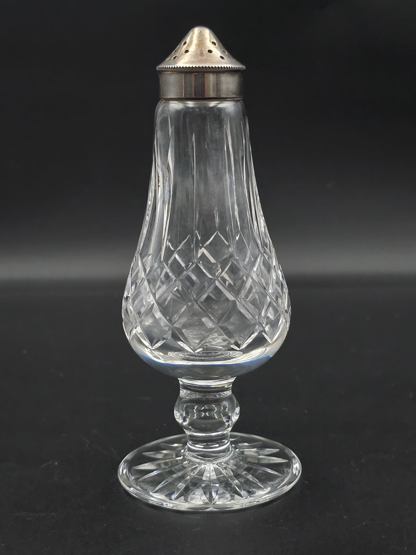 Waterford Lismore Crystal sugar / pepper shaker