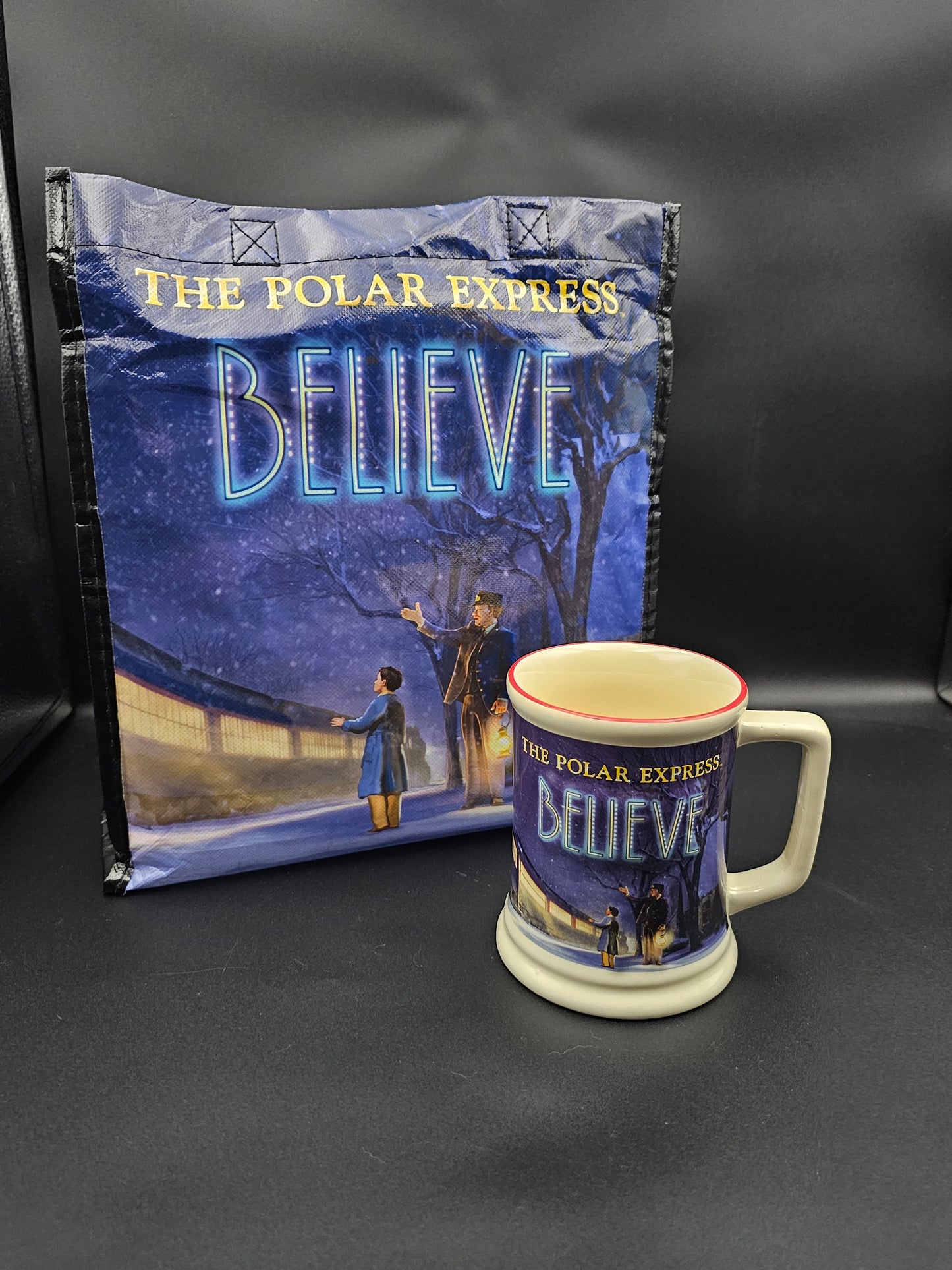 The Polar Express Mug with Polar Express bag