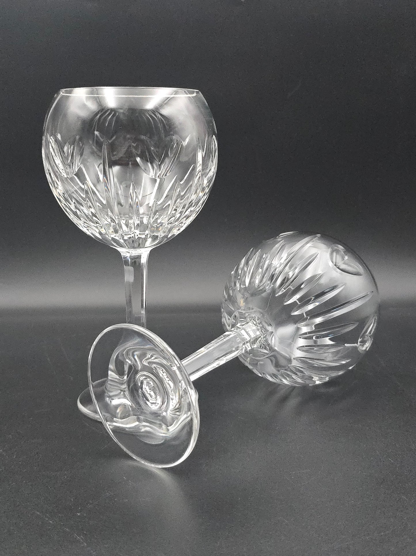 Waterford Crystal The Millennium Collection Toasting Goblets Pair. Second Toast - Love. Boxed.