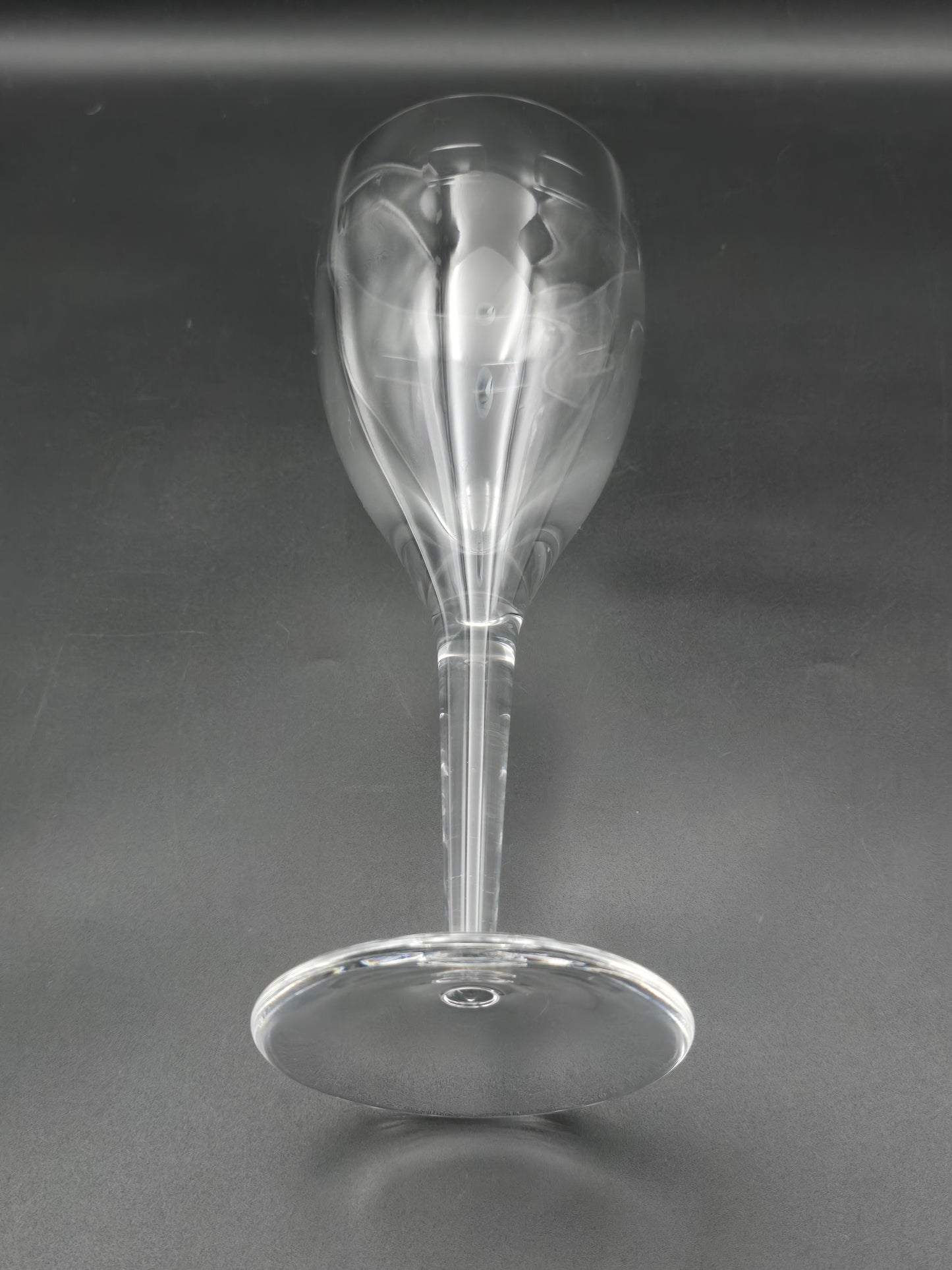 Set of 6 large Waterford Jasper Conran Geo pattern Water Goblets or Large Crystal wine glasses 500ml. 25cm tall.