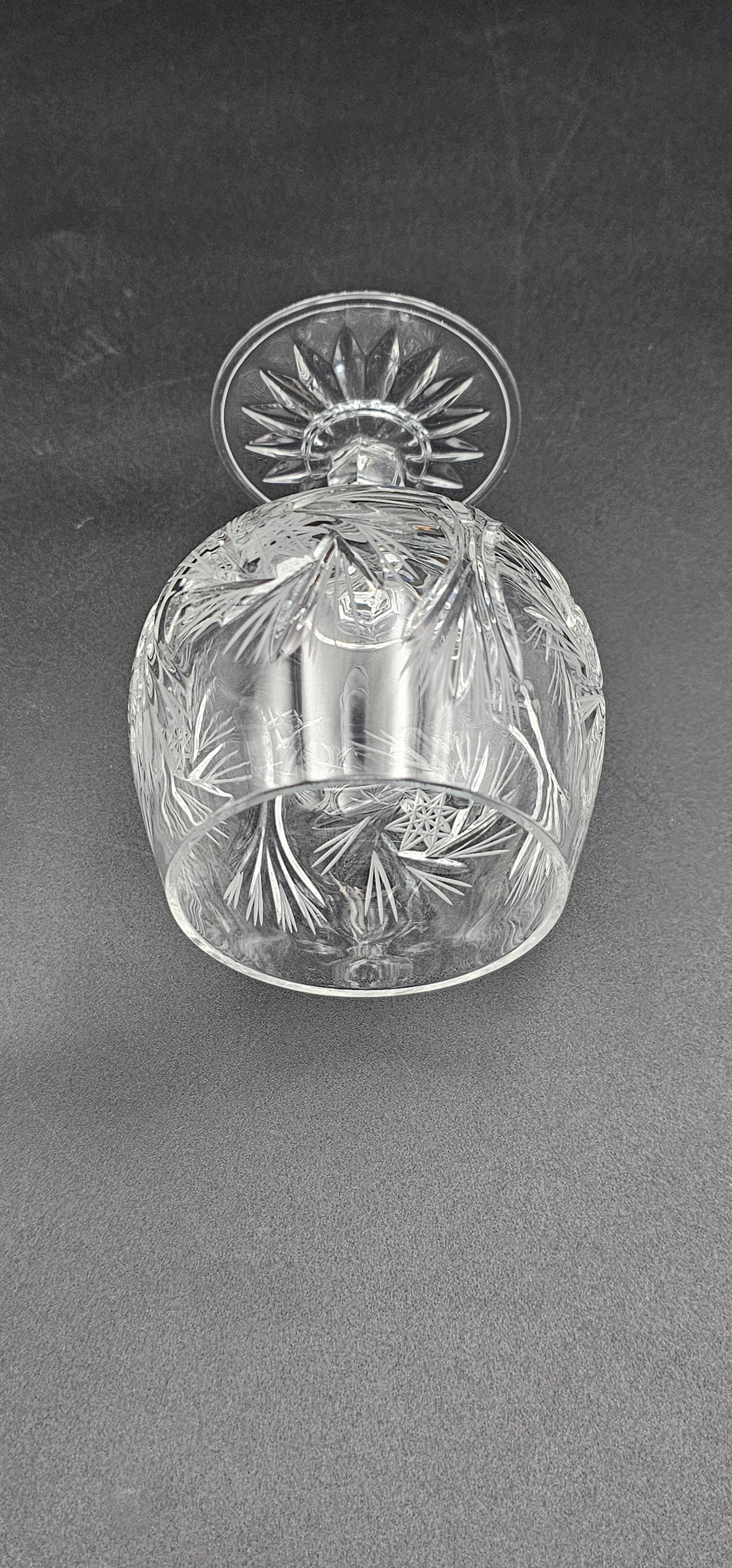 Set of 6 brandy or Cognac Crystal glasses 7oz
