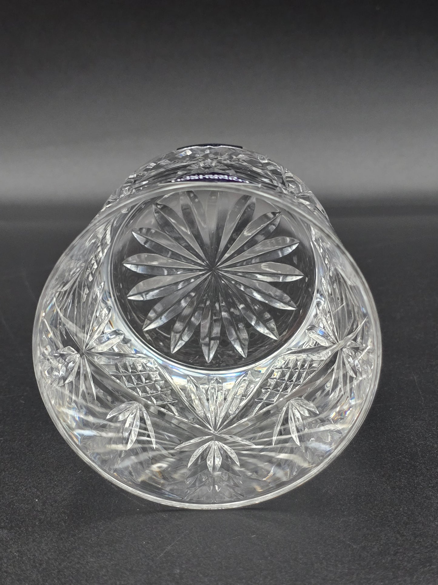 Set of 6 Edinburgh Crystal EDI41 Pattern Crystal Whisky Tumblers. 10oz. Boxed.