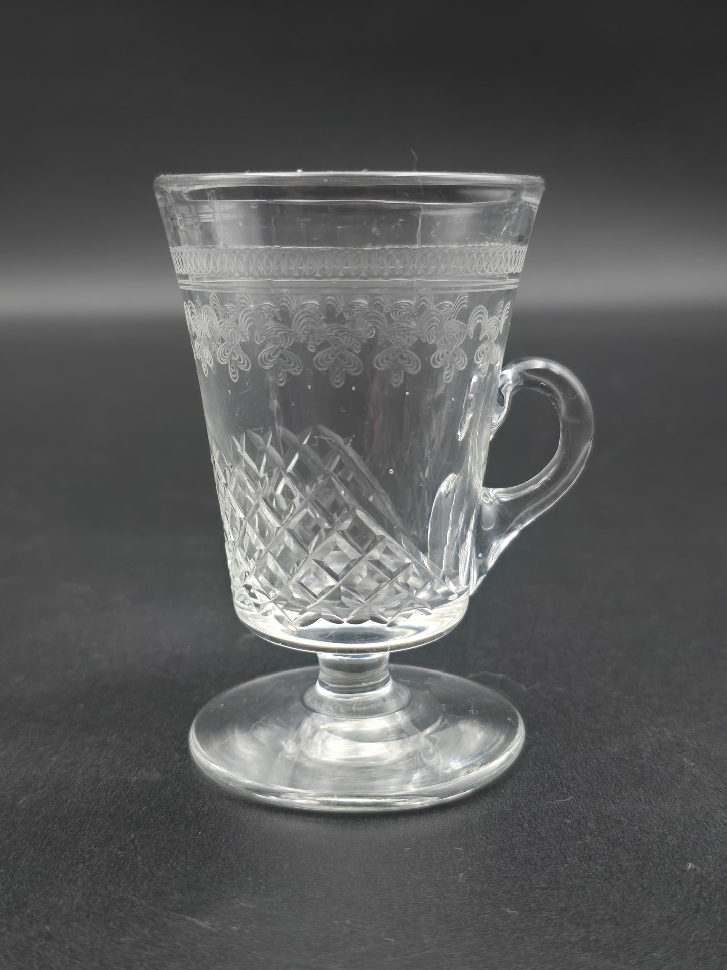 Set of 4 Lady Hamilton Pall Mall Crystal Custard cups. 75ml
