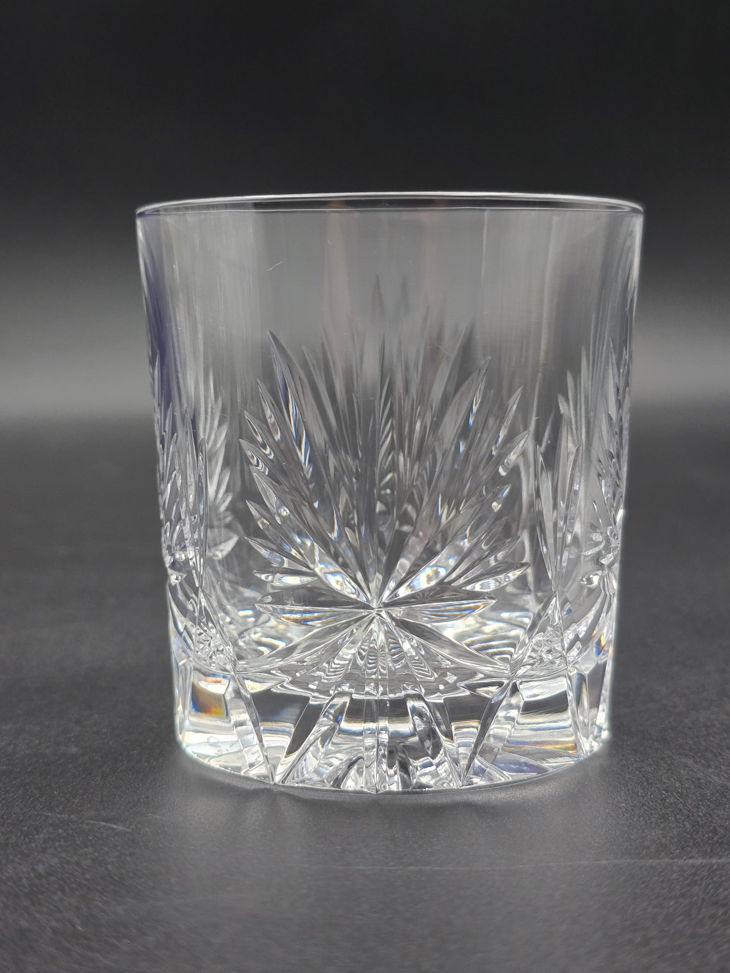 Set of 4 Edinburgh Crystal Star of Edinburgh pattern 7oz Tumblers
