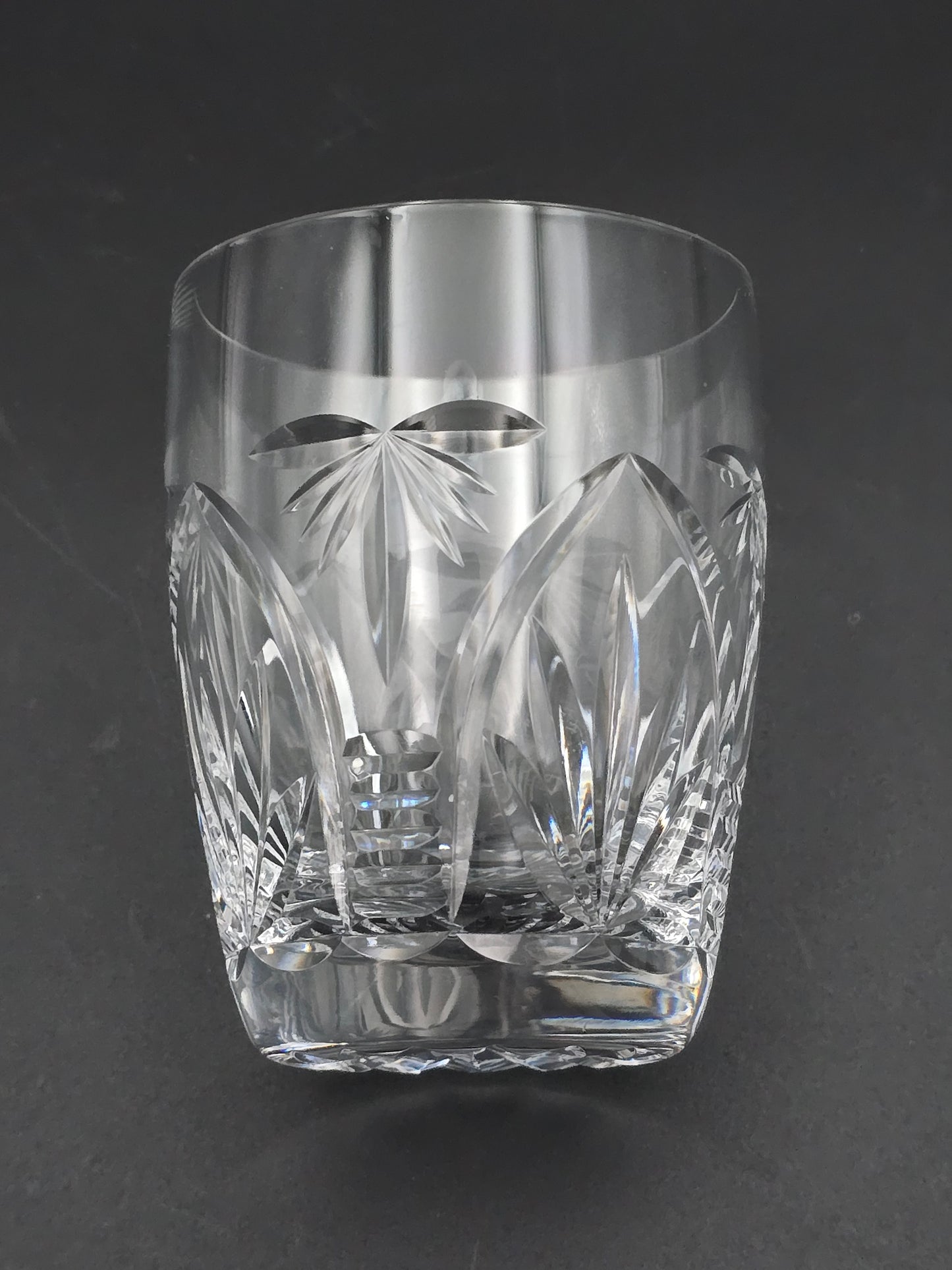 Set of 6 Webb Corbett Gothic Pattern Crystal tumblers. 10oz