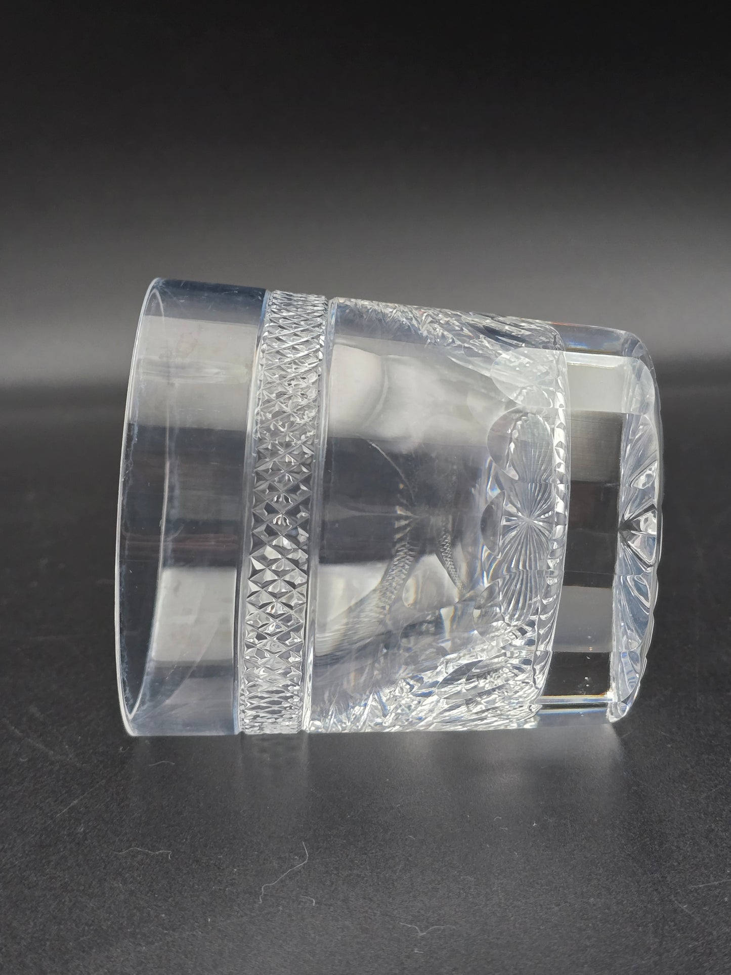 Set of 6 Stuart Crystal Tumblers. Constance Pattern. 11oz