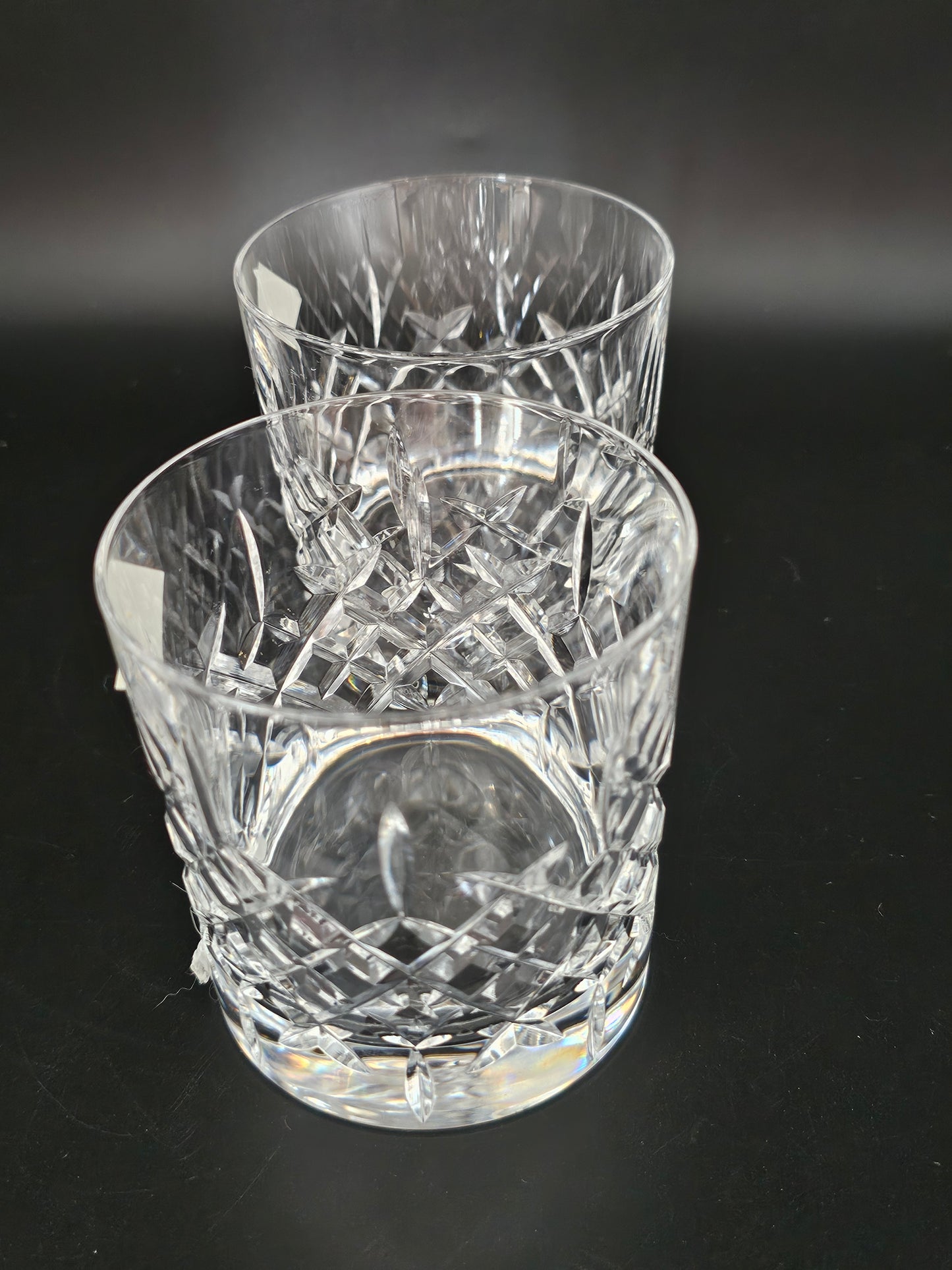 Pair of Edinburgh Crystal Appin Pattern Tumblers. 8oz