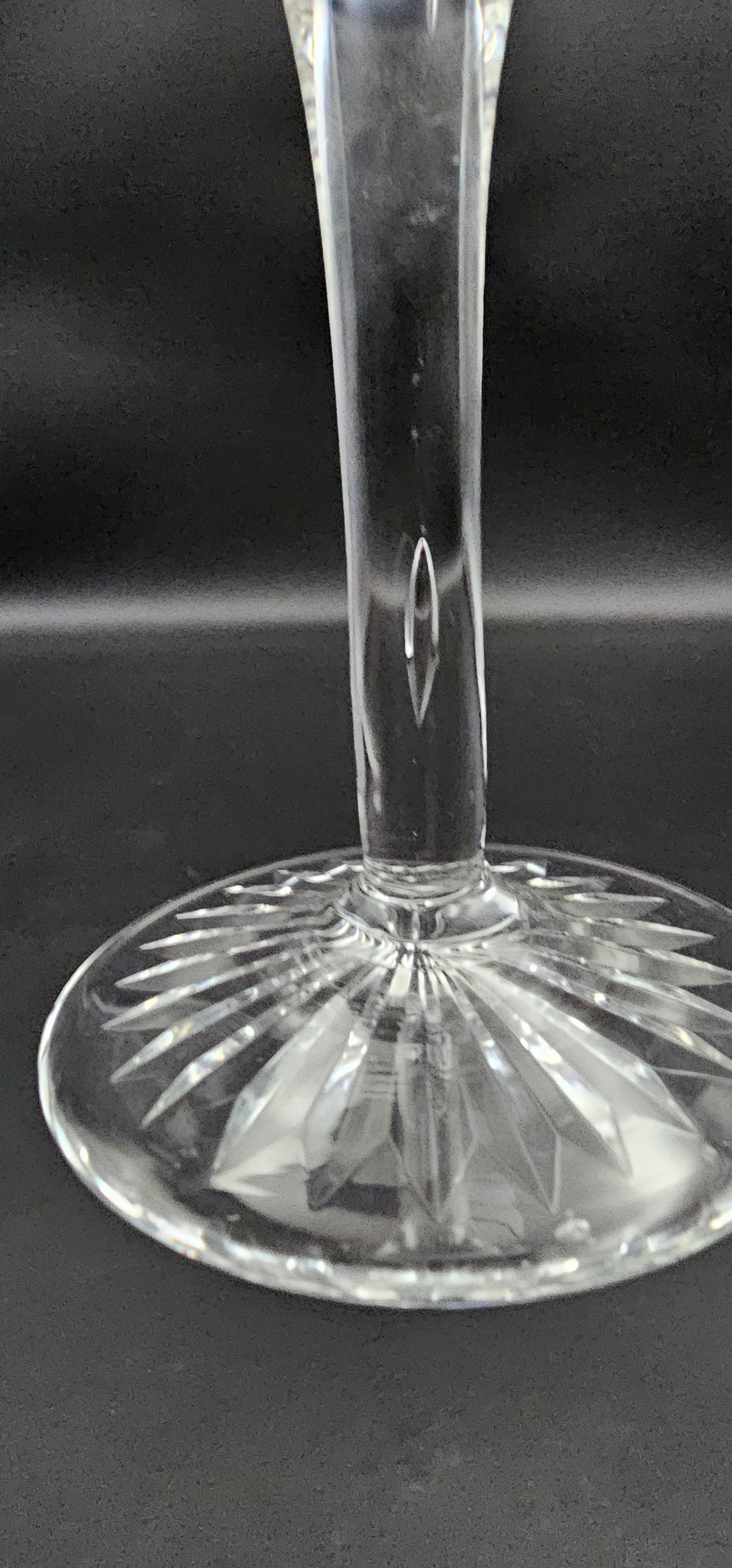 Set of 5 Large Crystal Wine Glasses 250ml 21cm tall