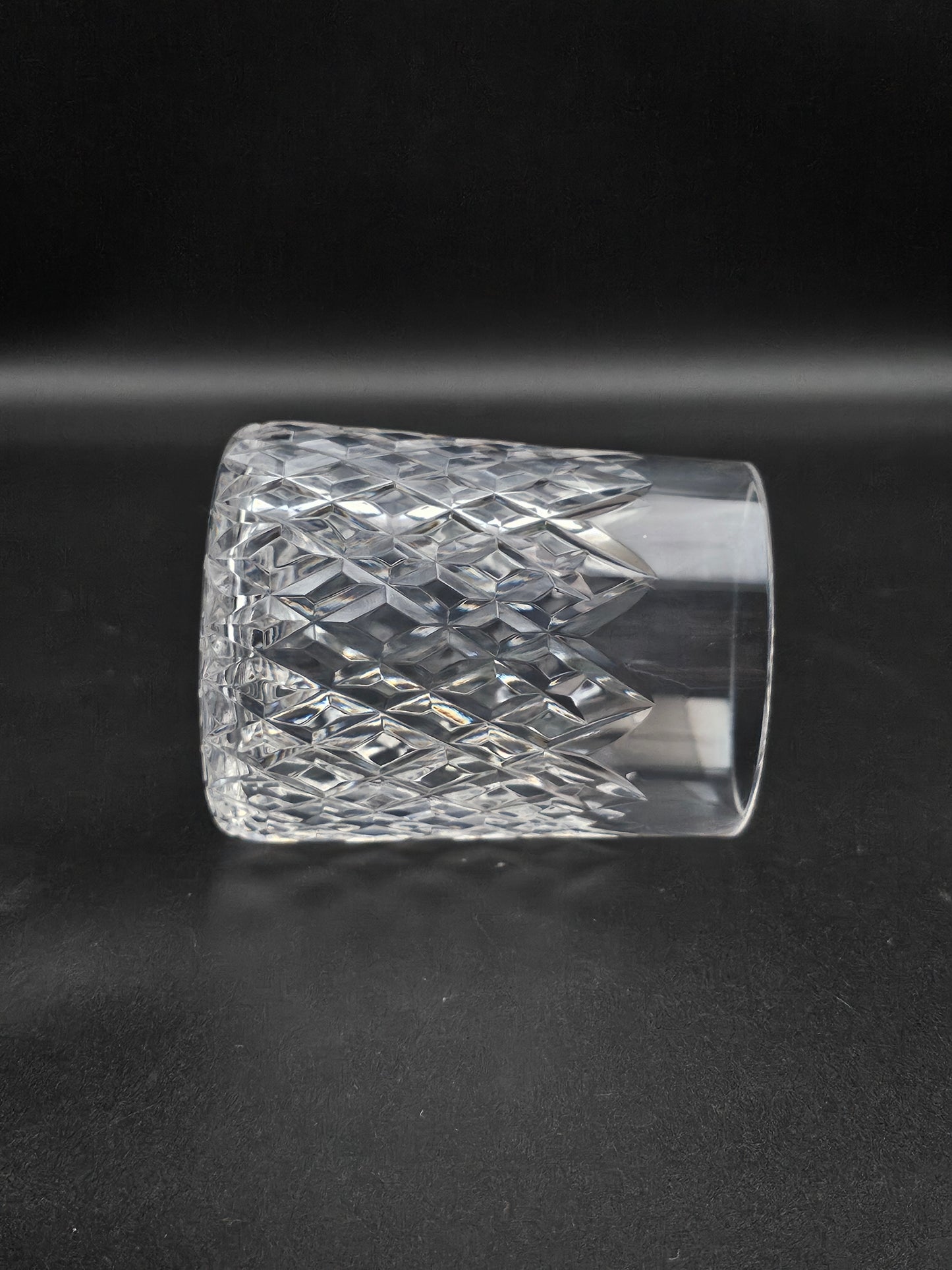Set of 4 Cut Crystal Tumblers Tyrone Sperrins Pattern 225ml