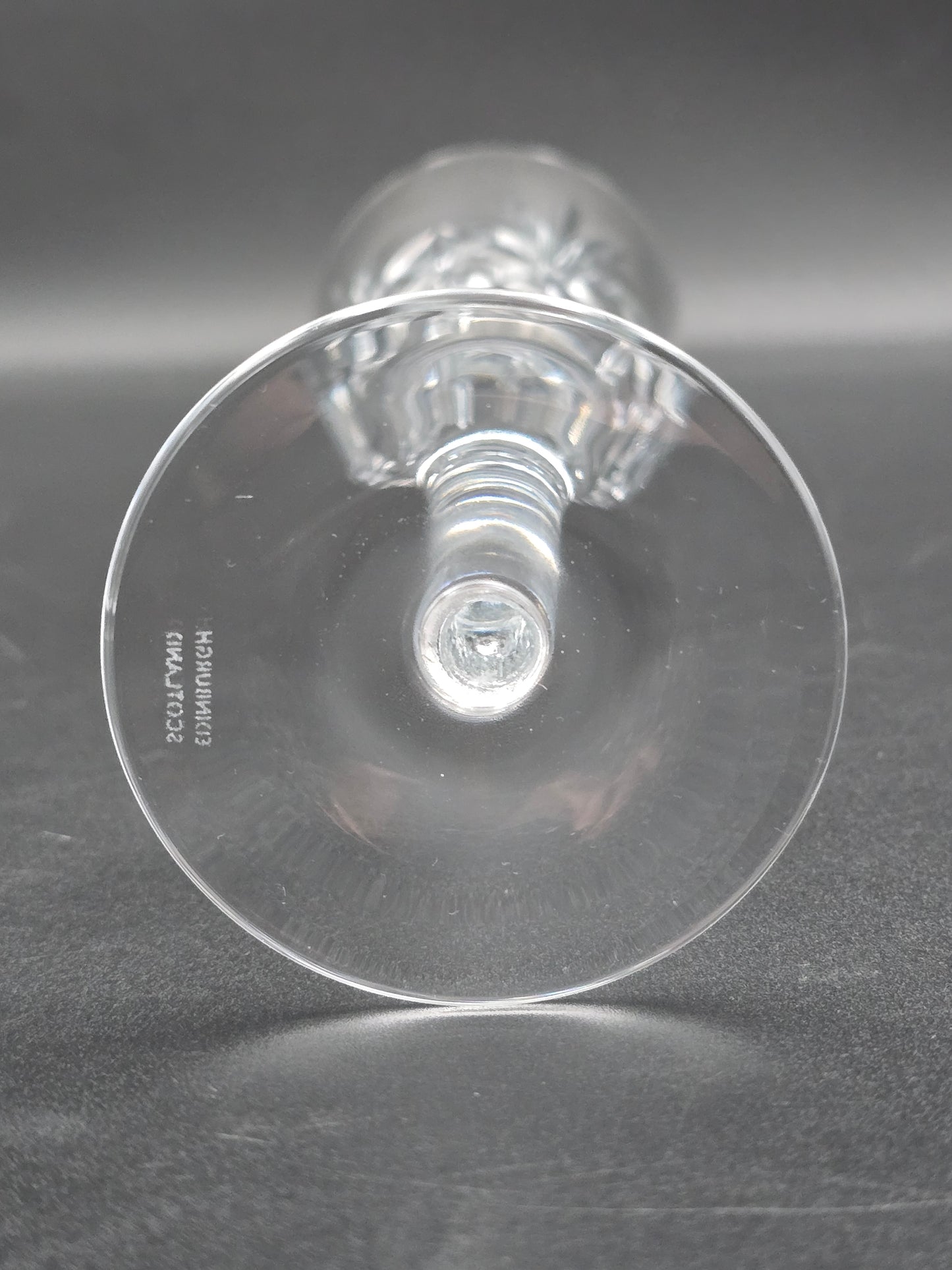 Set of 4 Large Edinburgh Crystal Glenshee Pattern Champagne flutes, Boxed 200ml 23cm tall