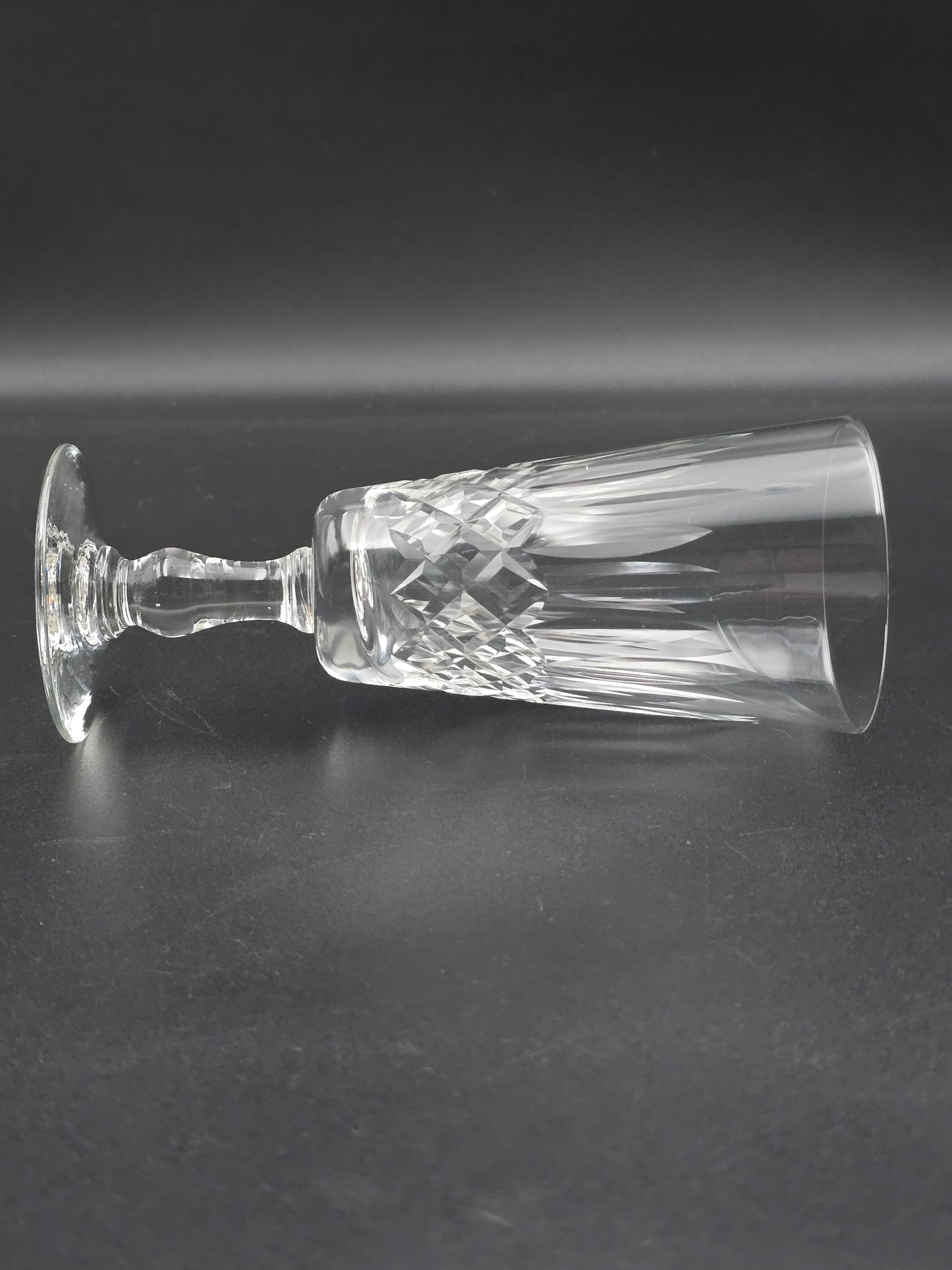 Set of 6 Vintage Crystal Champagne Flutes 200ml