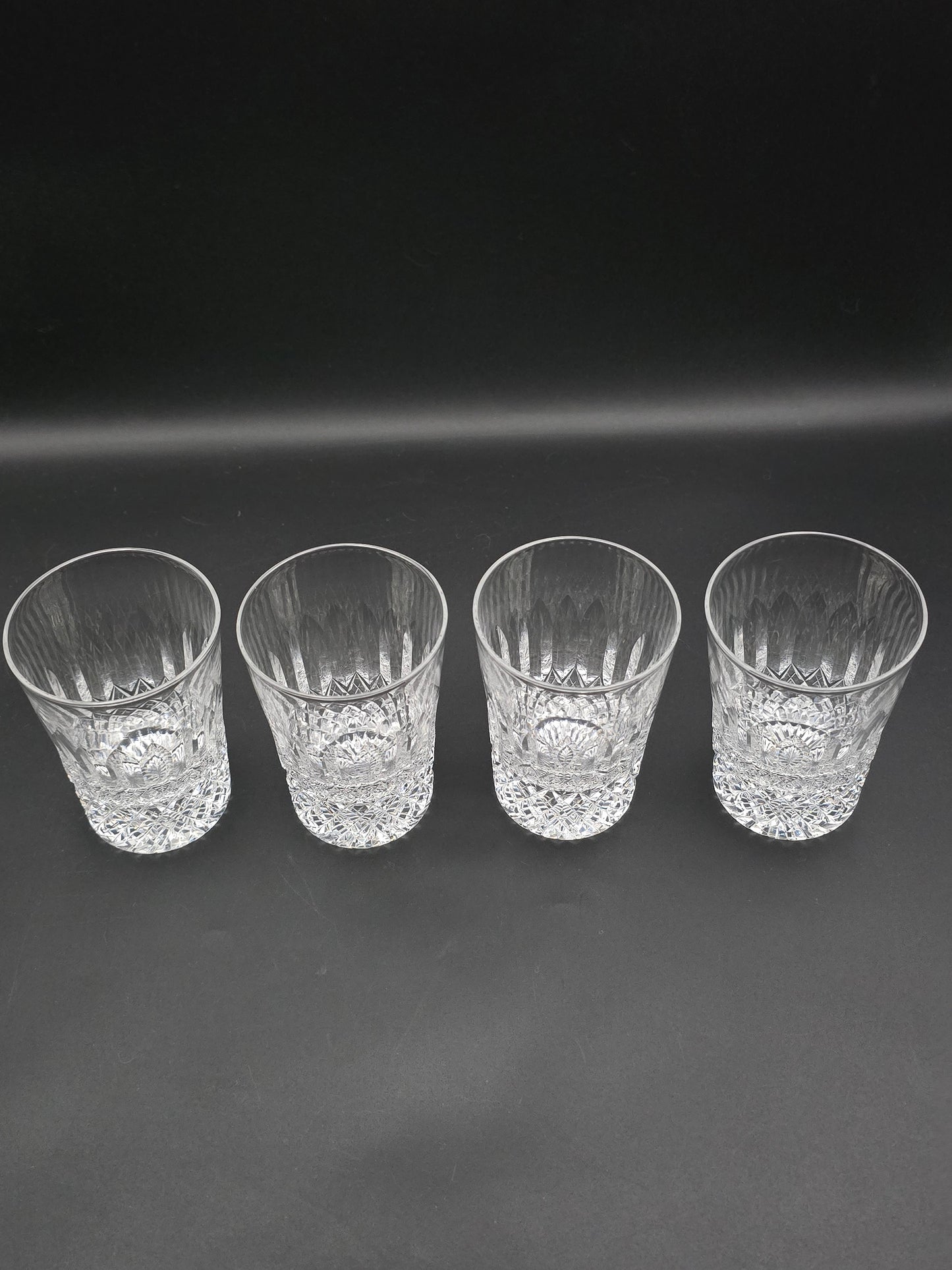 Set of 4 Galway Claddagh Irish Crystal Tumblers. 9oz.