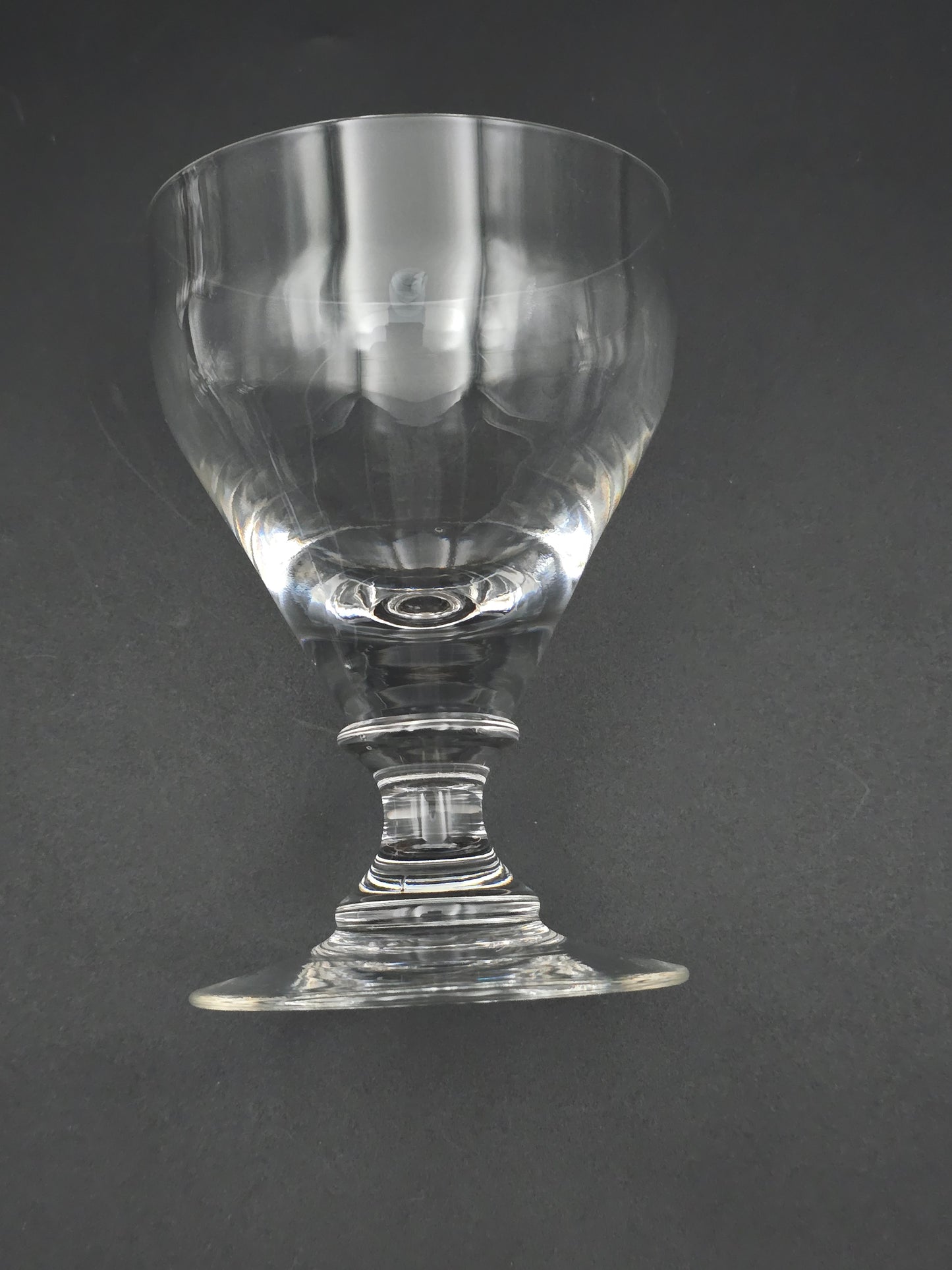 Set of 4 Whitefriars Apollo Pattern Claret glasses or Rummers 375ml