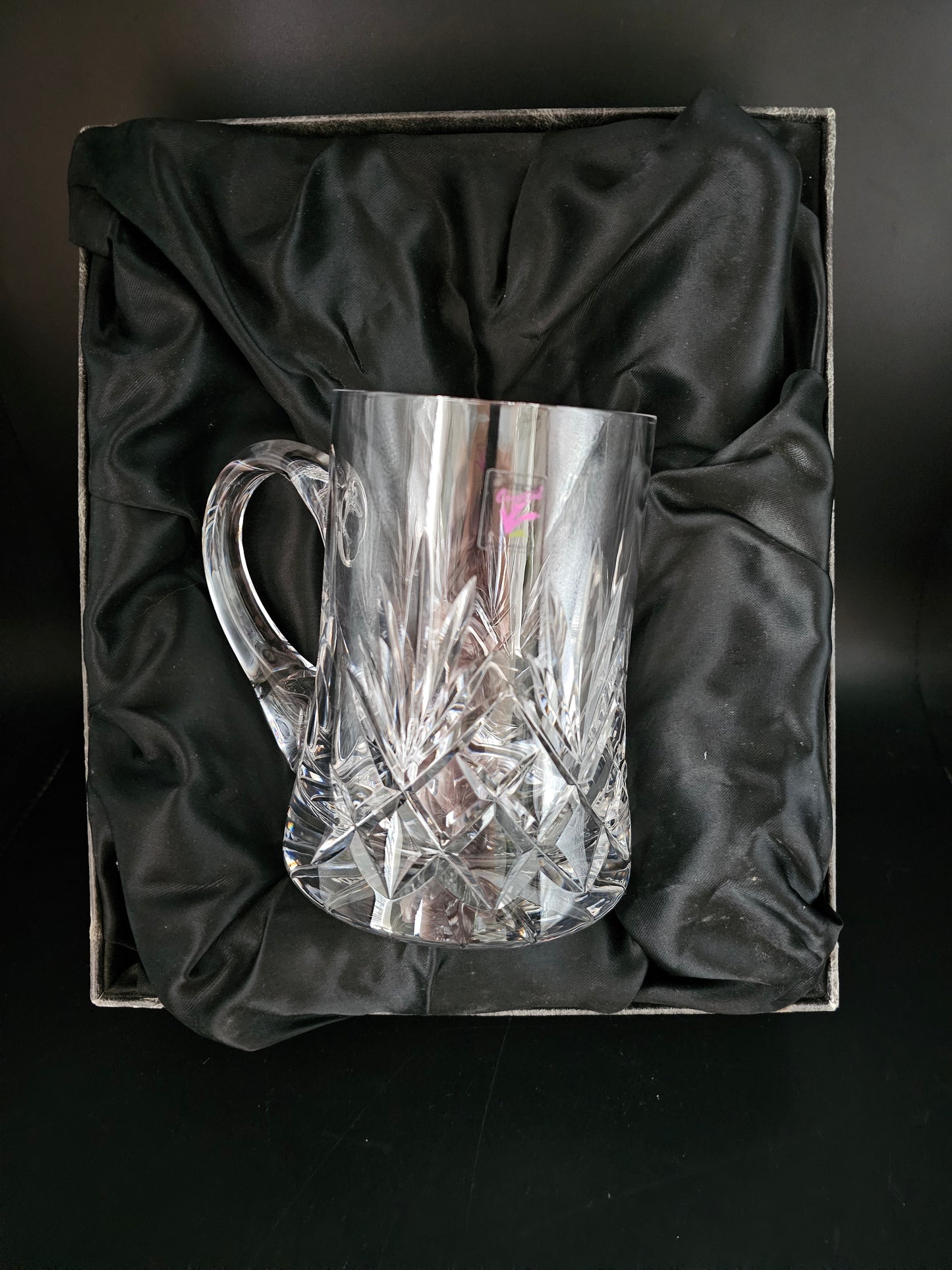 Beautiful, Large Caithness Crystal Tankard.570ml. Boxed.