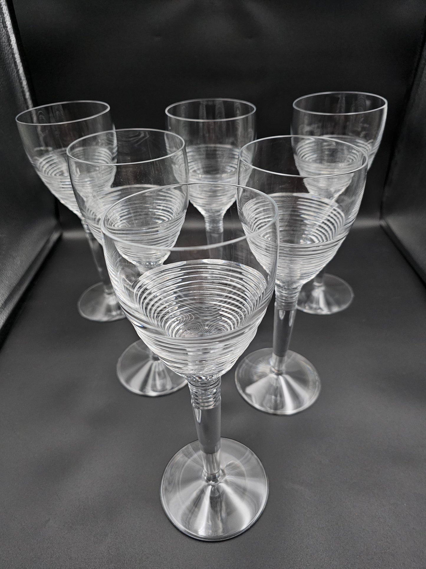 Set of 6 Waterford Jasper Conran Large Strata Wine Glasses 25.5cm tall 500ml