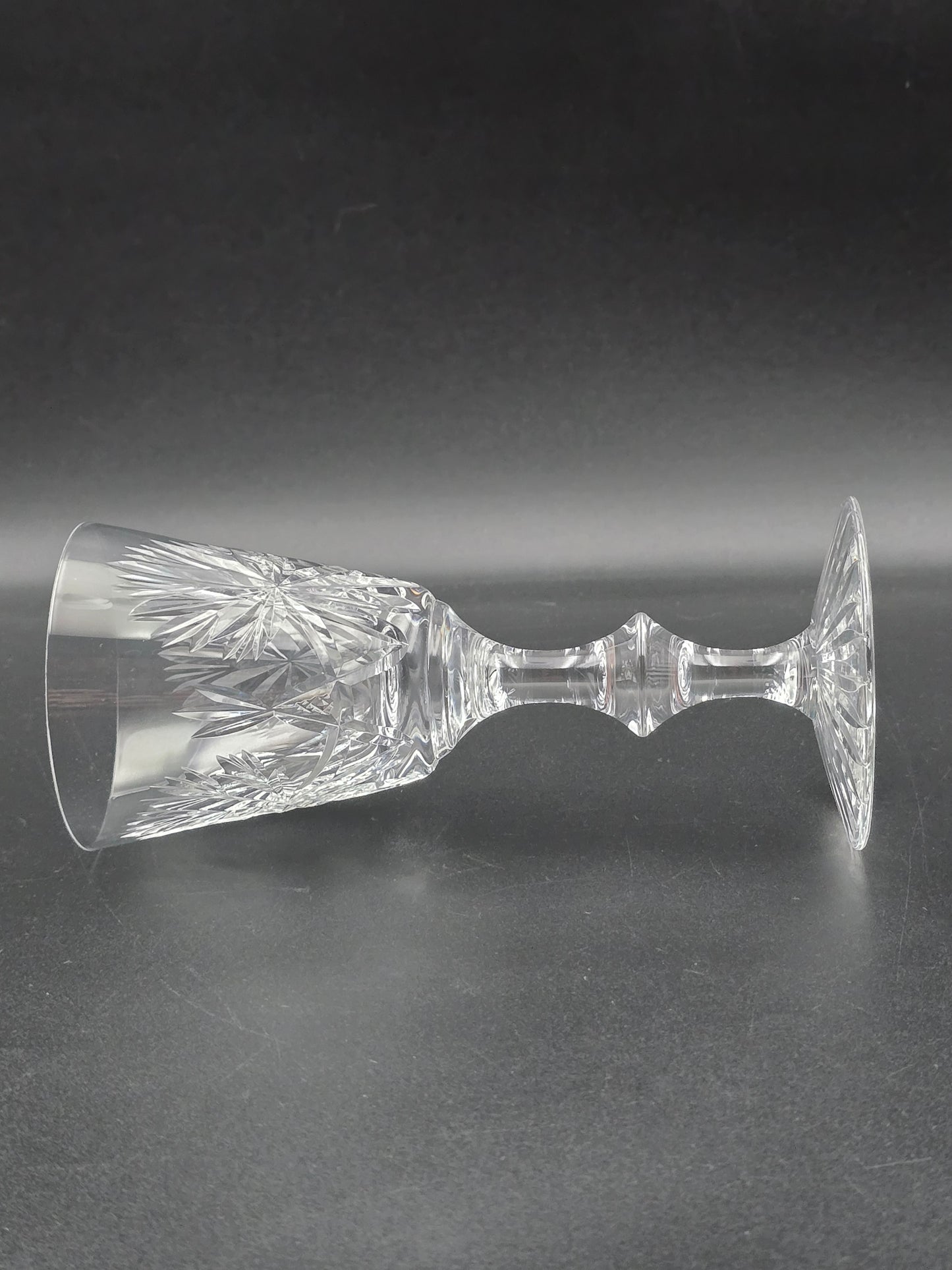 Star of Edinburgh, Edinburgh Crystal set of 6 Crystal Wine glasses. 150ml. 16cm tall