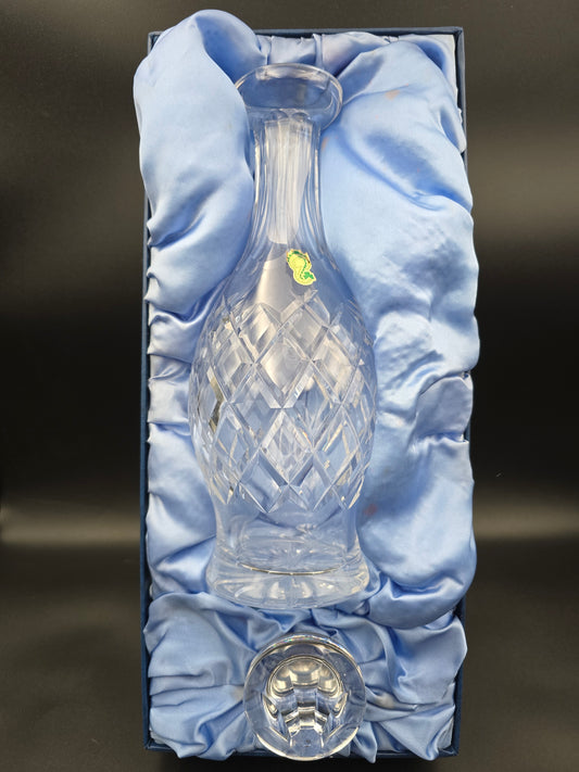Waterford Crystal Comeragh Cut Decanter with Original Box – Vintage Ireland Made – Stunning Gift or Collector’s Piece