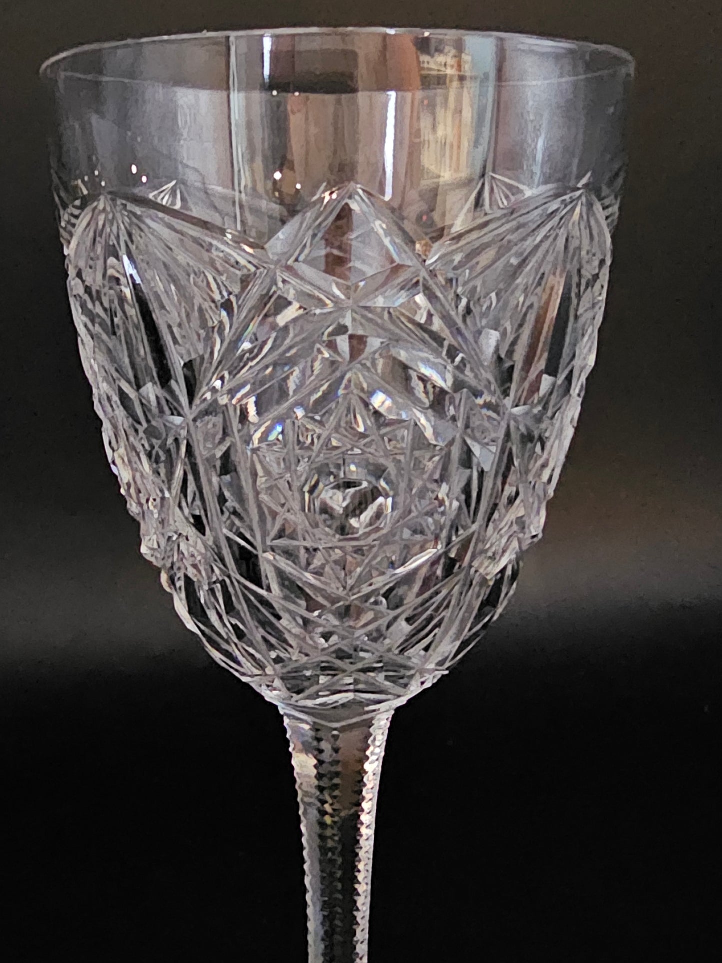 Beautiful Baccarat Lagny Pattern Single Crystal wine glass 175ml