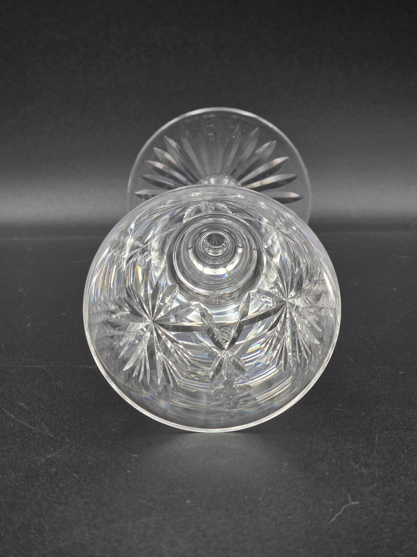 Star of Edinburgh, Edinburgh Crystal set of 6 Crystal Wine glasses. 150ml. 16cm tall