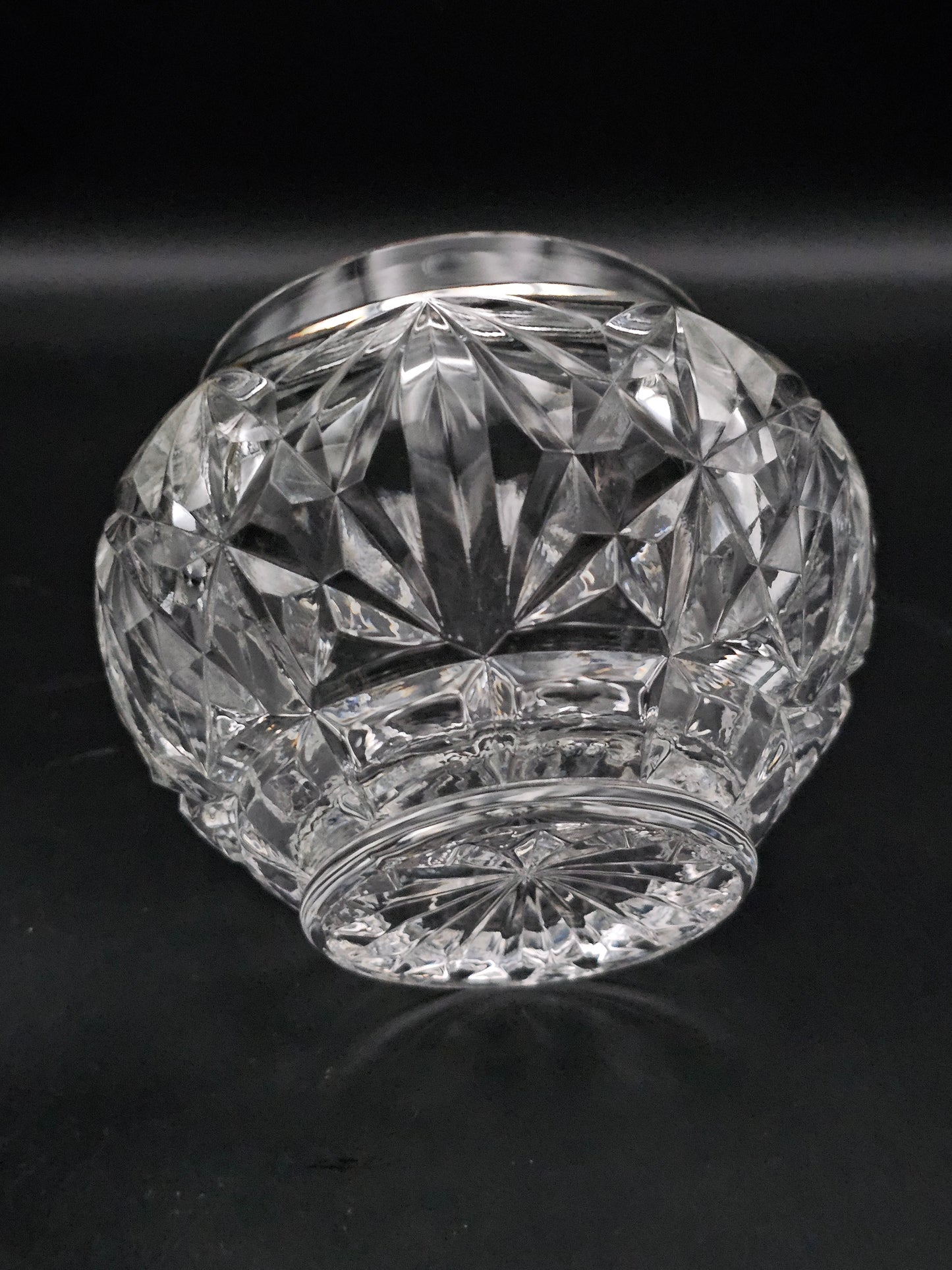 Beautiful vintage glass sugar cube bowl