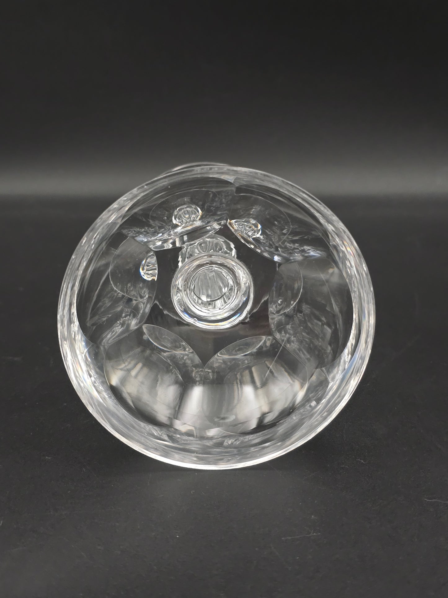 Set of 8 Contemporary Crystal glass Champagne coupes 165ml