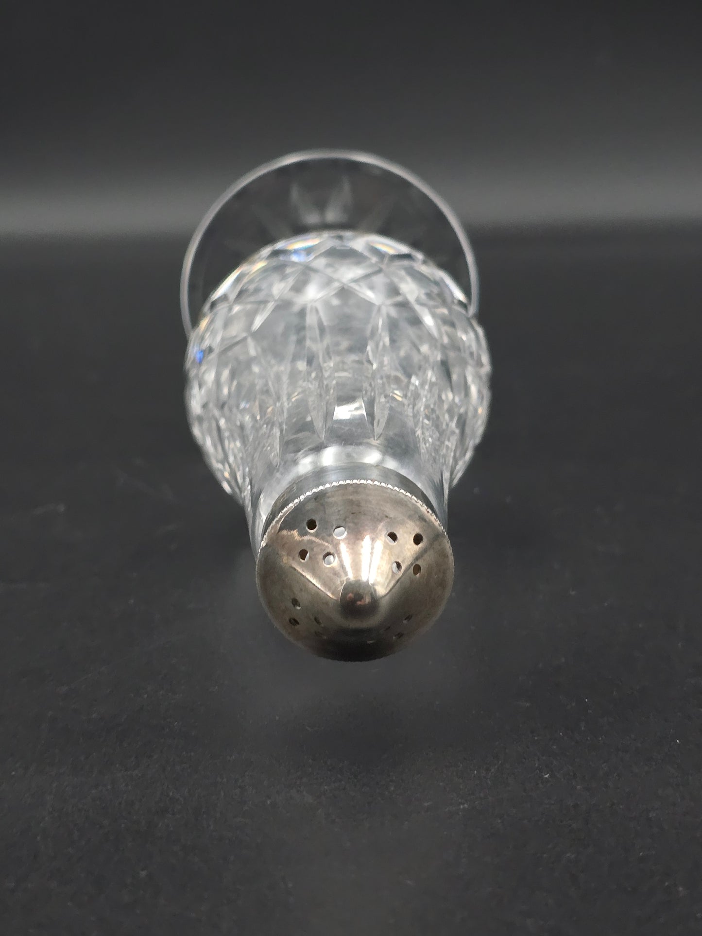 Waterford Lismore Crystal sugar / pepper shaker