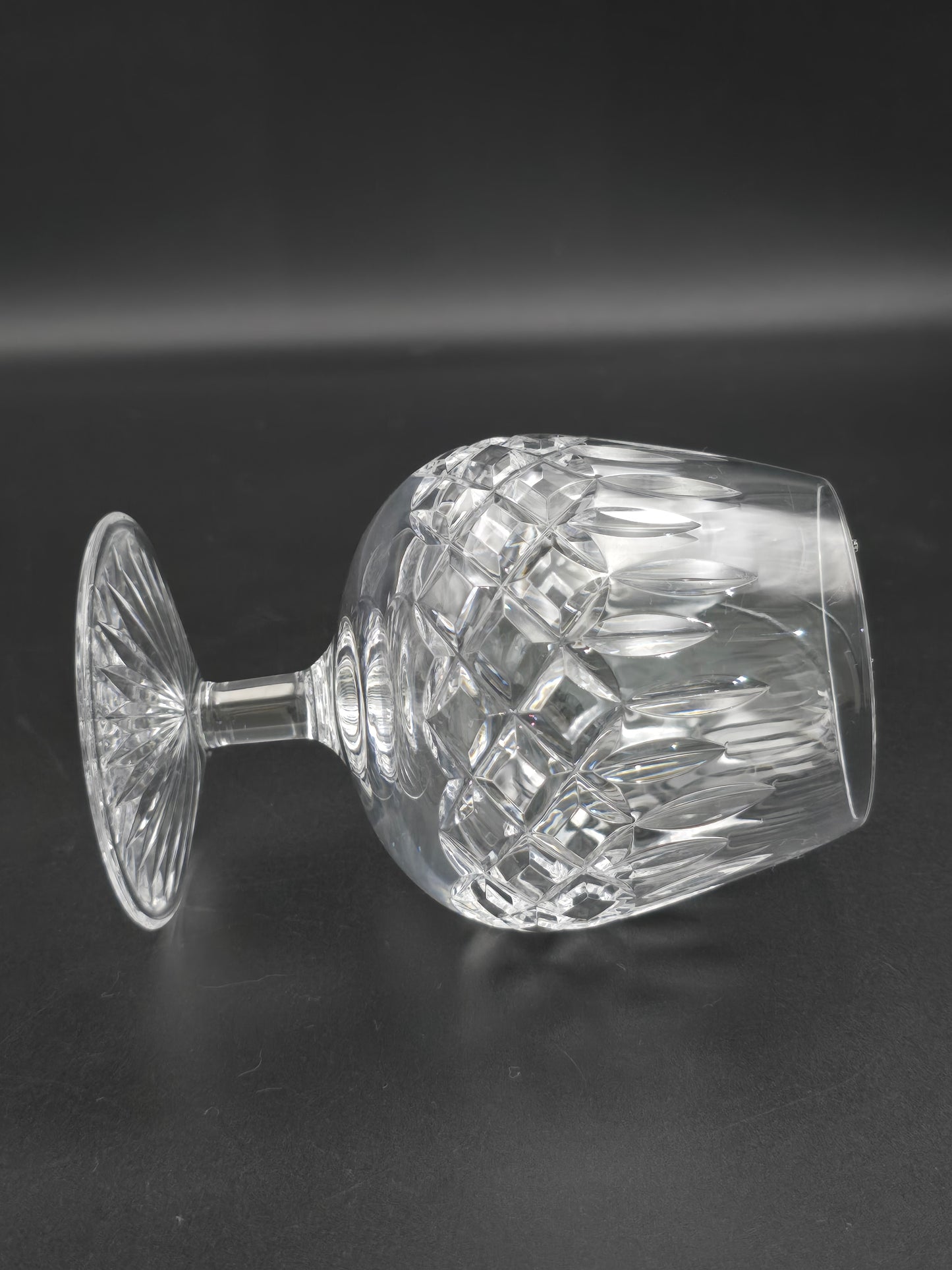 Pair of Stuart Crystal Glendevon Pattern Brandy Glasses 11oz